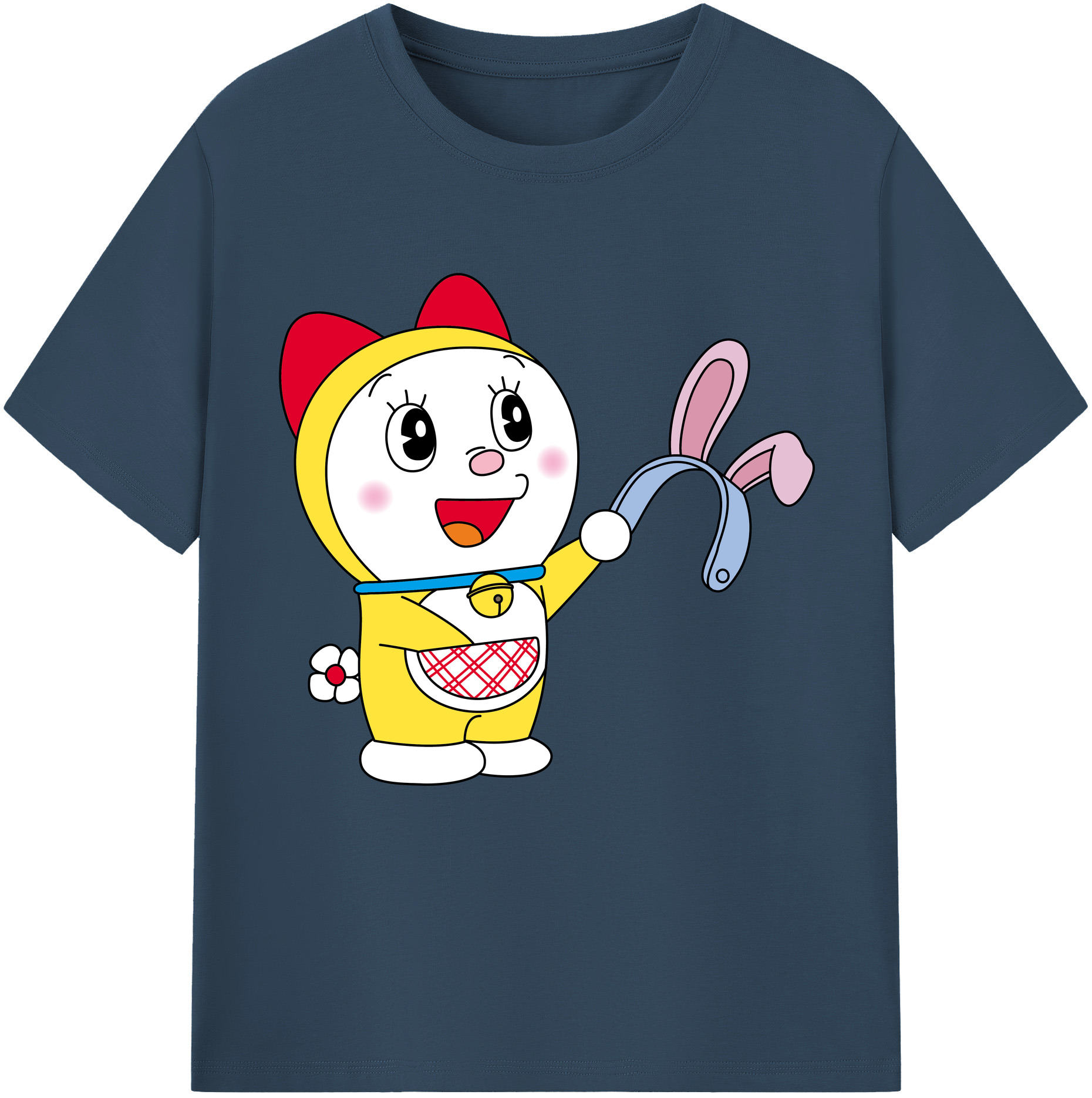 （画像用） ドラえもん ドラミ Doraemon Dorami レディースカジュアルプリントTシャツ（綿100％）