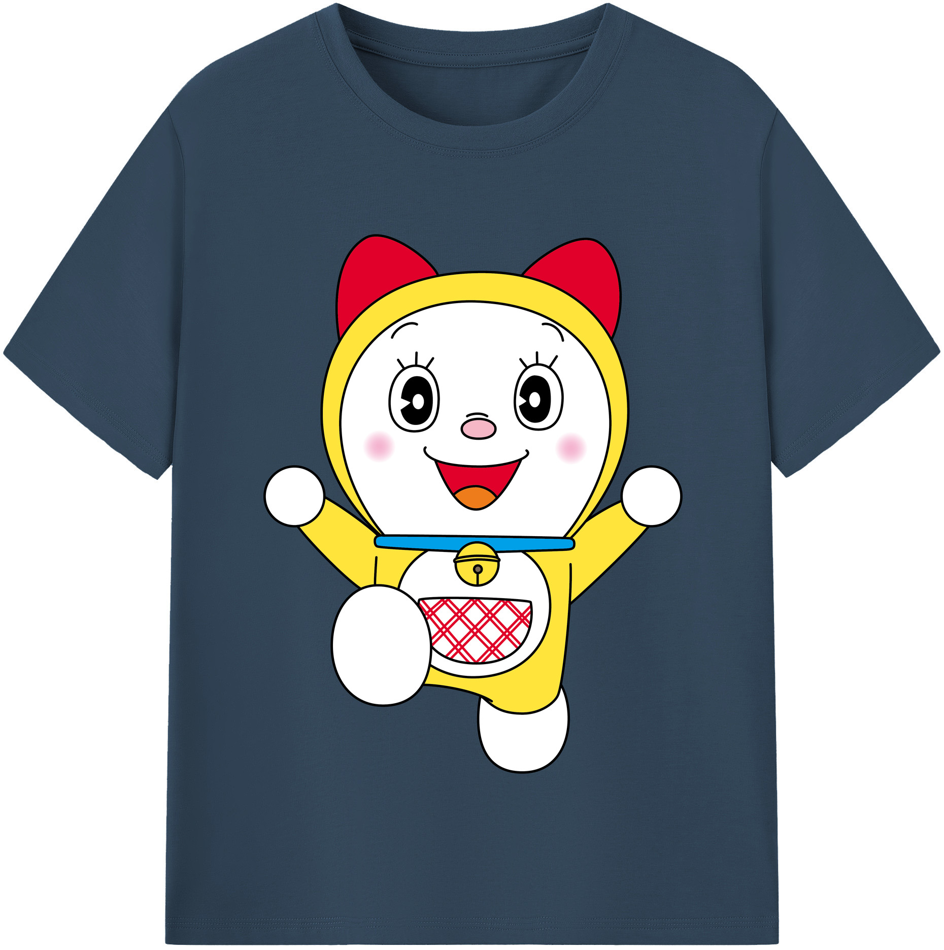 （画像用） ドラえもん ドラミ Doraemon Dorami レディースカジュアルプリントTシャツ（綿100％）