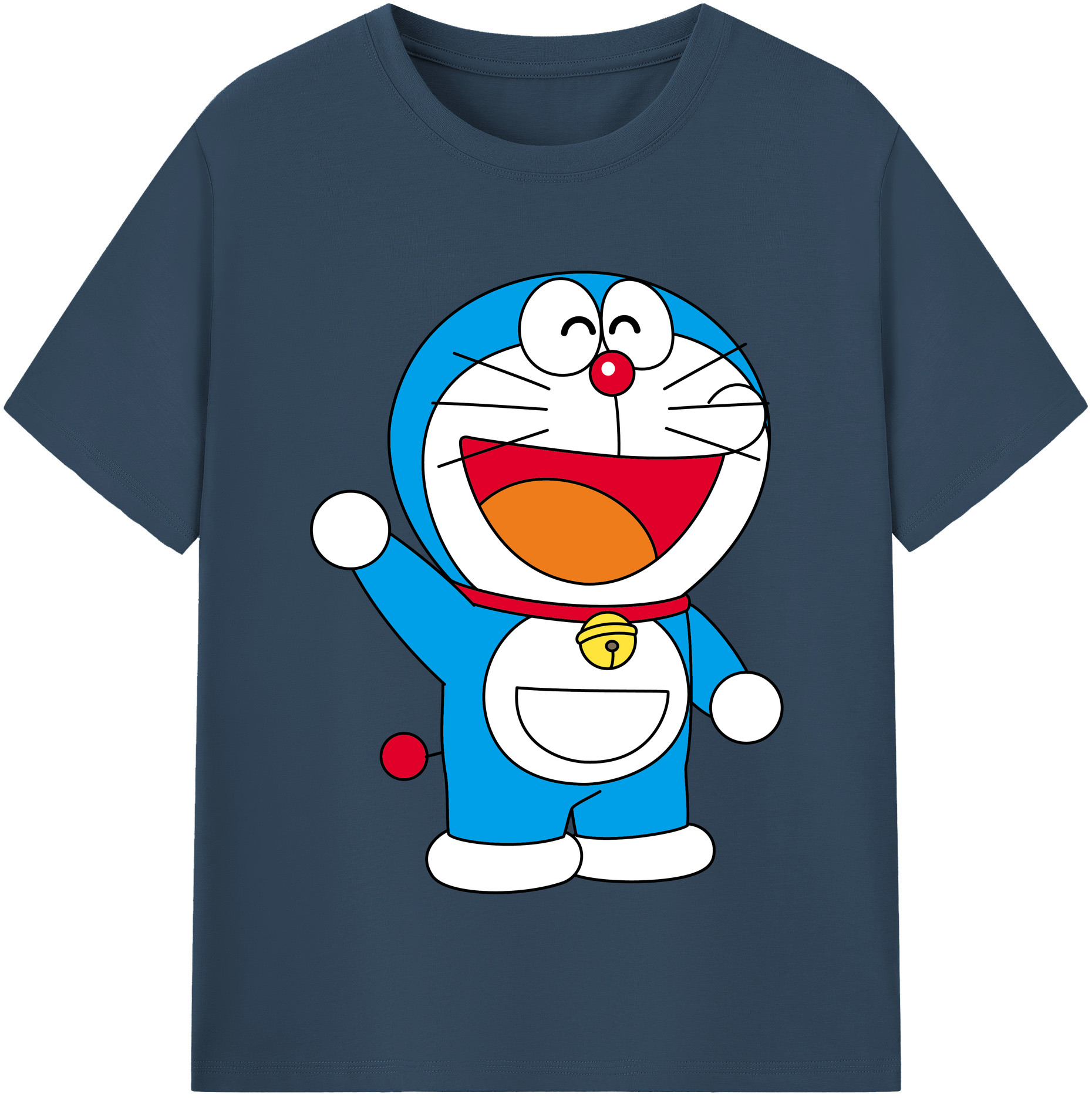（画像用） ドラえもん Doraemon レディースカジュアルプリントTシャツ（綿100％）