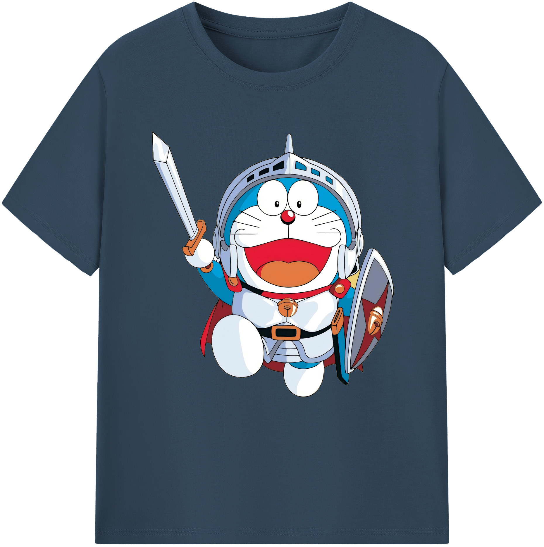 （画像用） ドラえもん Doraemon レディースカジュアルプリントTシャツ（綿100％）