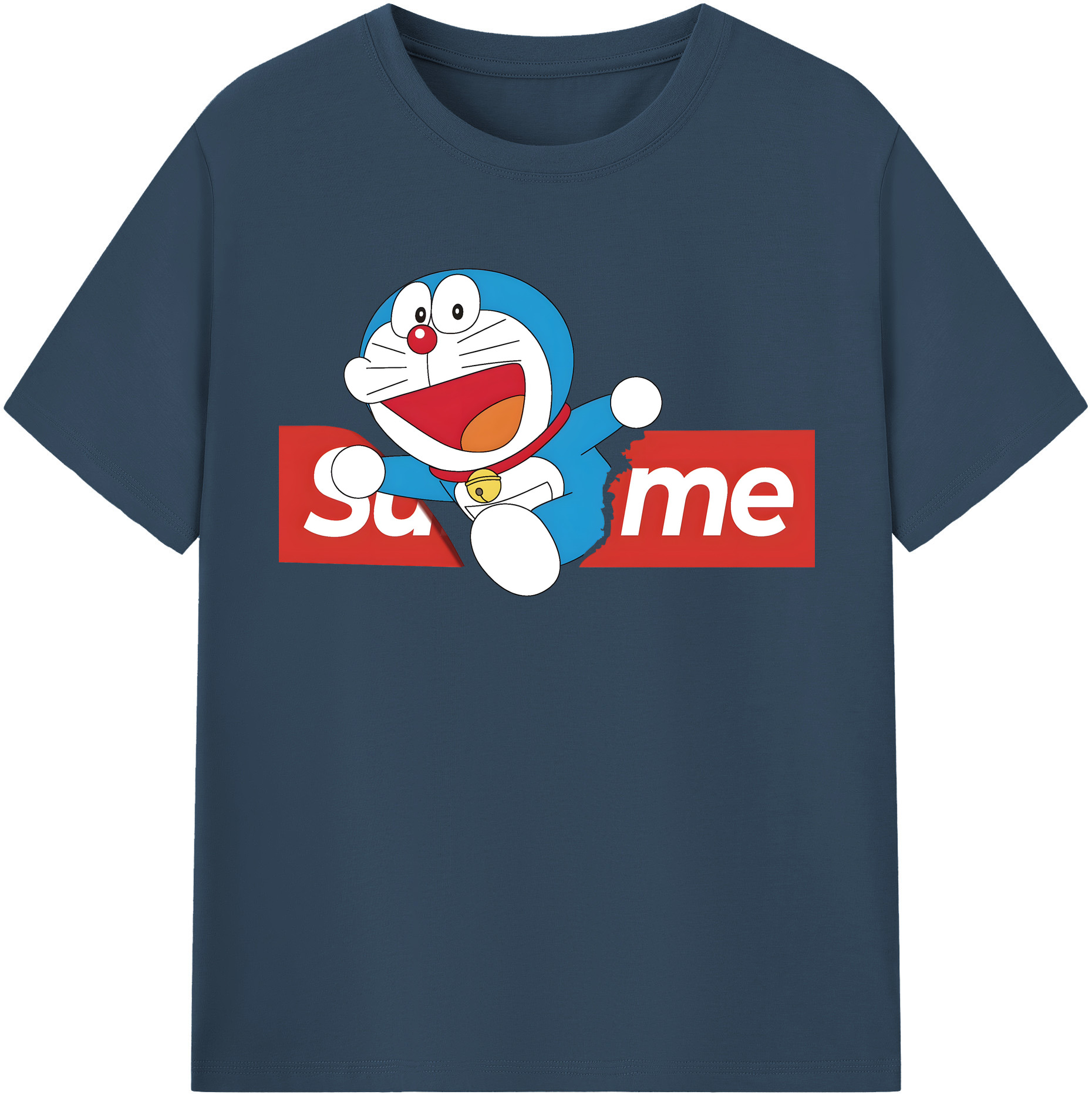 （画像用） ドラえもん Doraemon レディースカジュアルプリントTシャツ（綿100％）