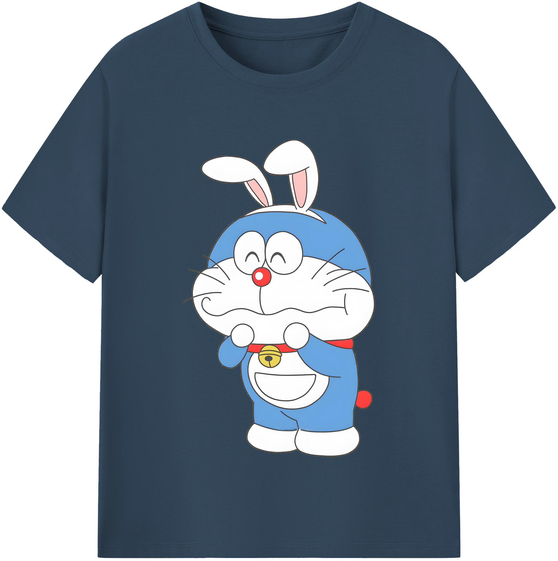 （画像用） ドラえもん Doraemon レディースカジュアルプリントTシャツ（綿100％）