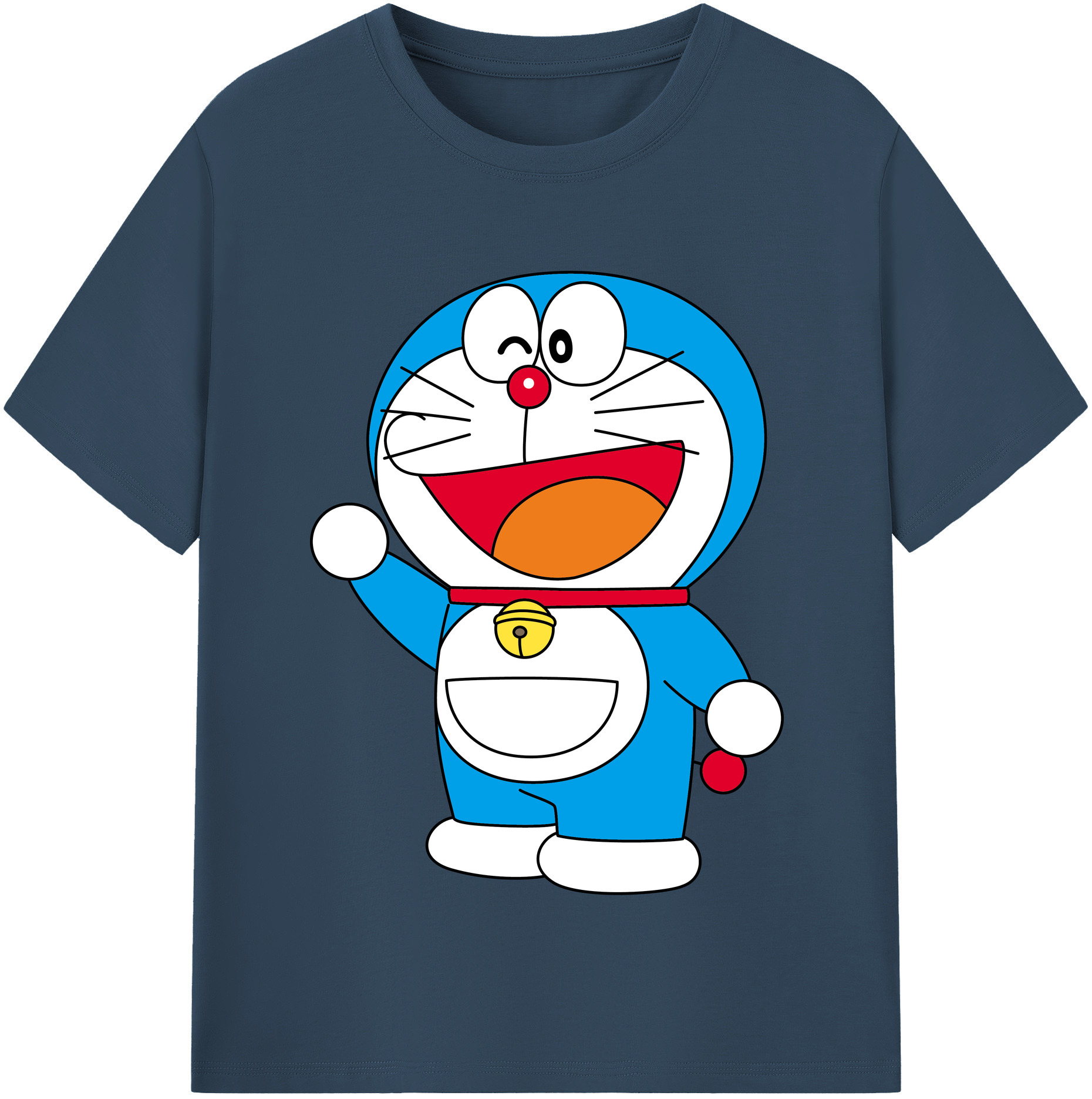 （画像用） ドラえもん Doraemon レディースカジュアルプリントTシャツ（綿100％）