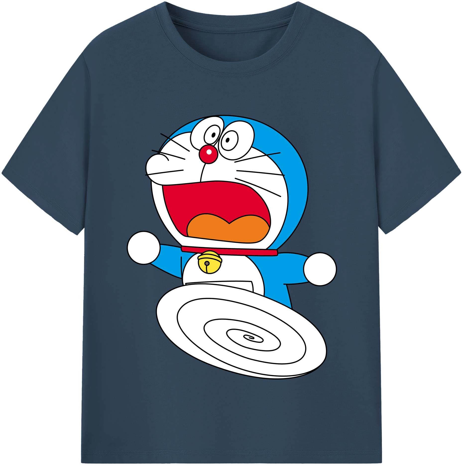 （画像用） ドラえもん Doraemon レディースカジュアルプリントTシャツ（綿100％）