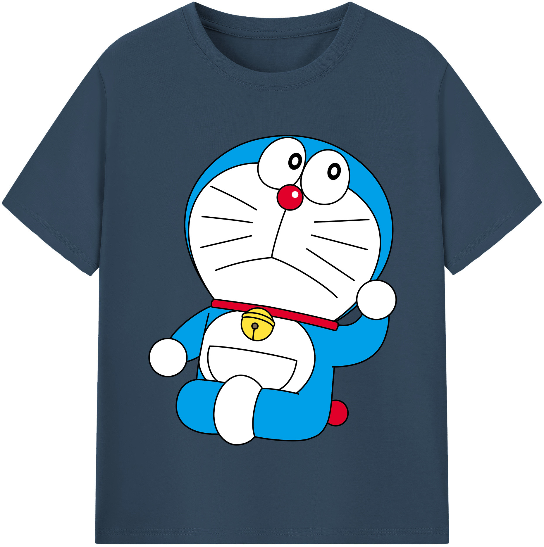 （画像用） ドラえもん Doraemon レディースカジュアルプリントTシャツ（綿100％）