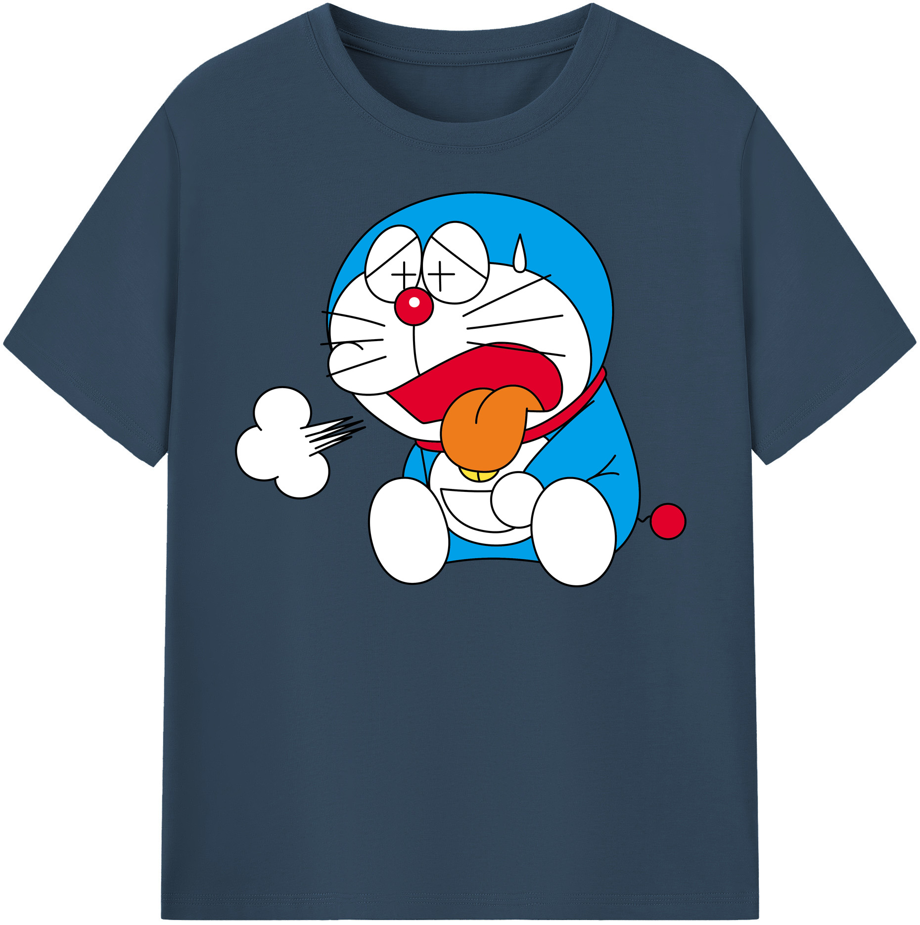 （画像用） ドラえもん Doraemon レディースカジュアルプリントTシャツ（綿100％）