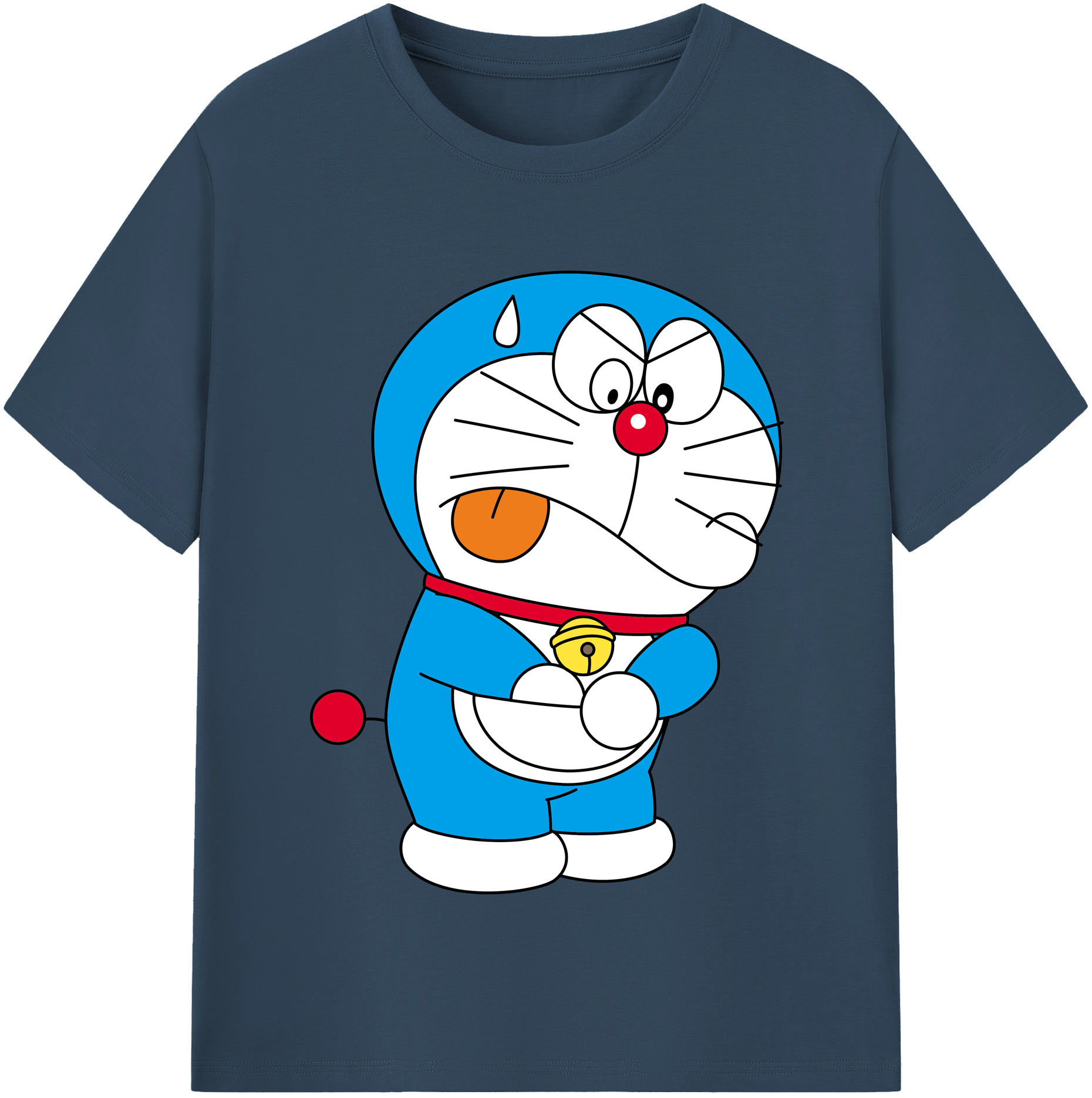 （画像用） ドラえもん Doraemon レディースカジュアルプリントTシャツ（綿100％）
