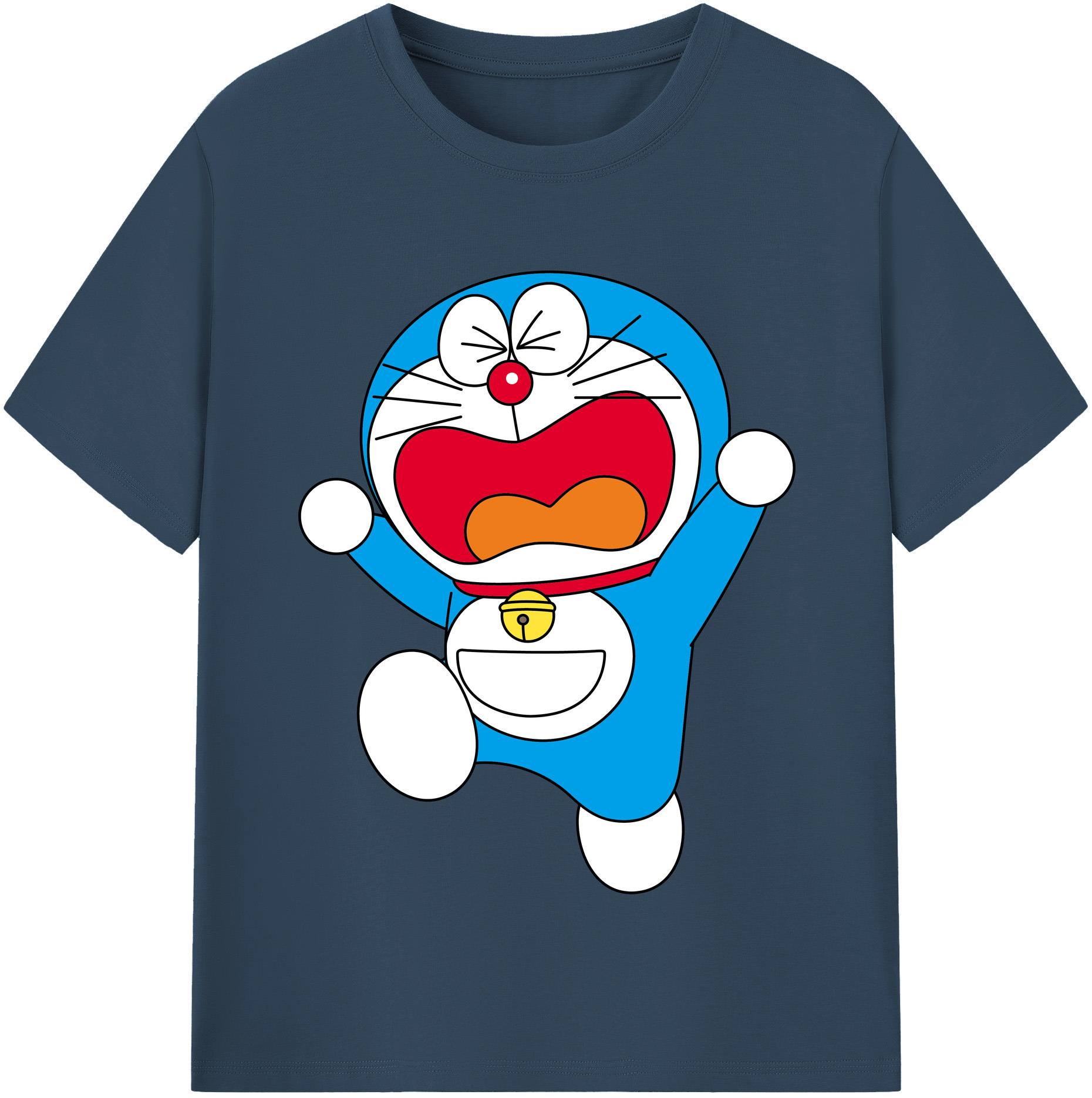 （画像用） ドラえもん Doraemon レディースカジュアルプリントTシャツ（綿100％）