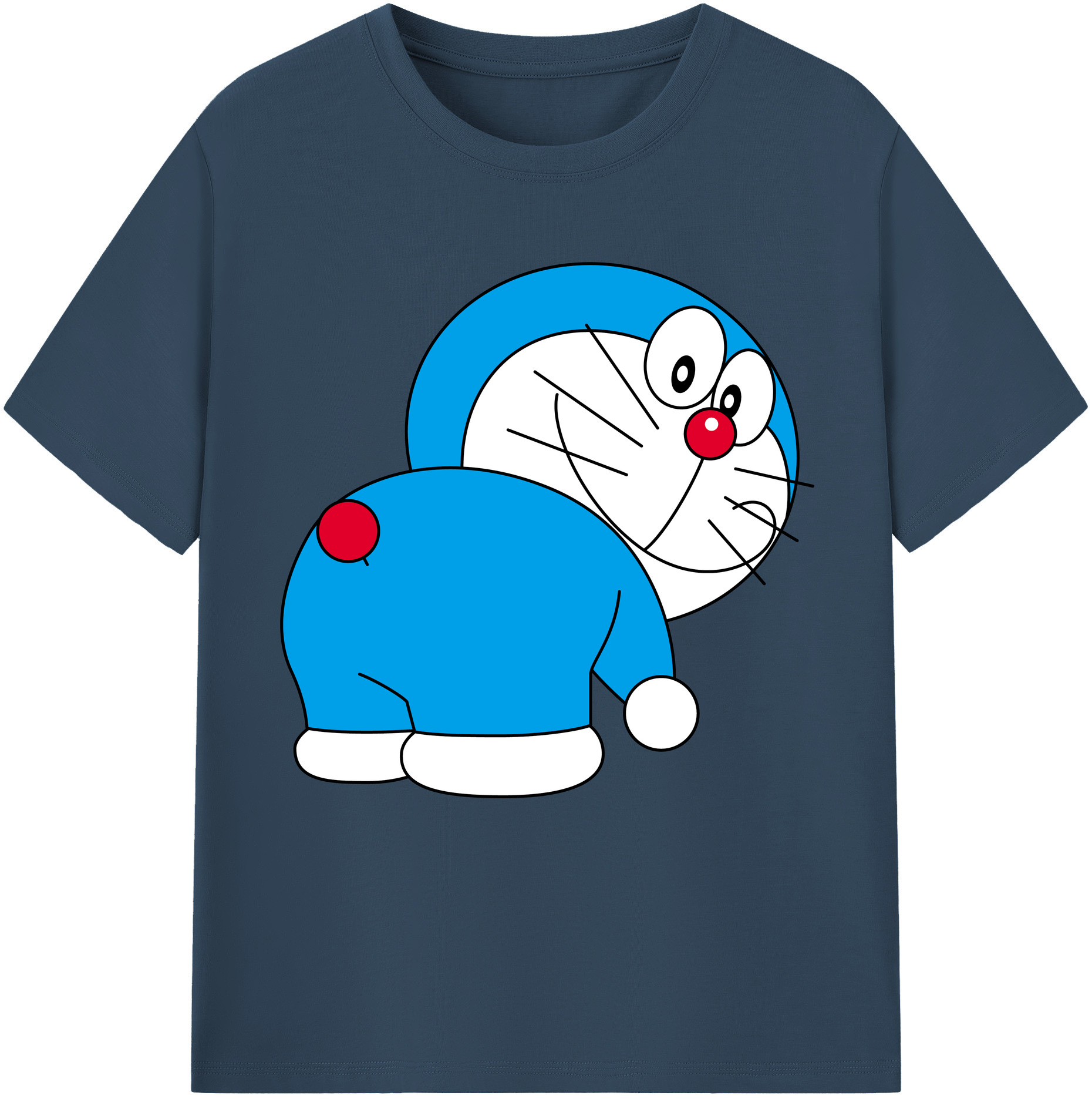 （画像用） ドラえもん Doraemon レディースカジュアルプリントTシャツ（綿100％）