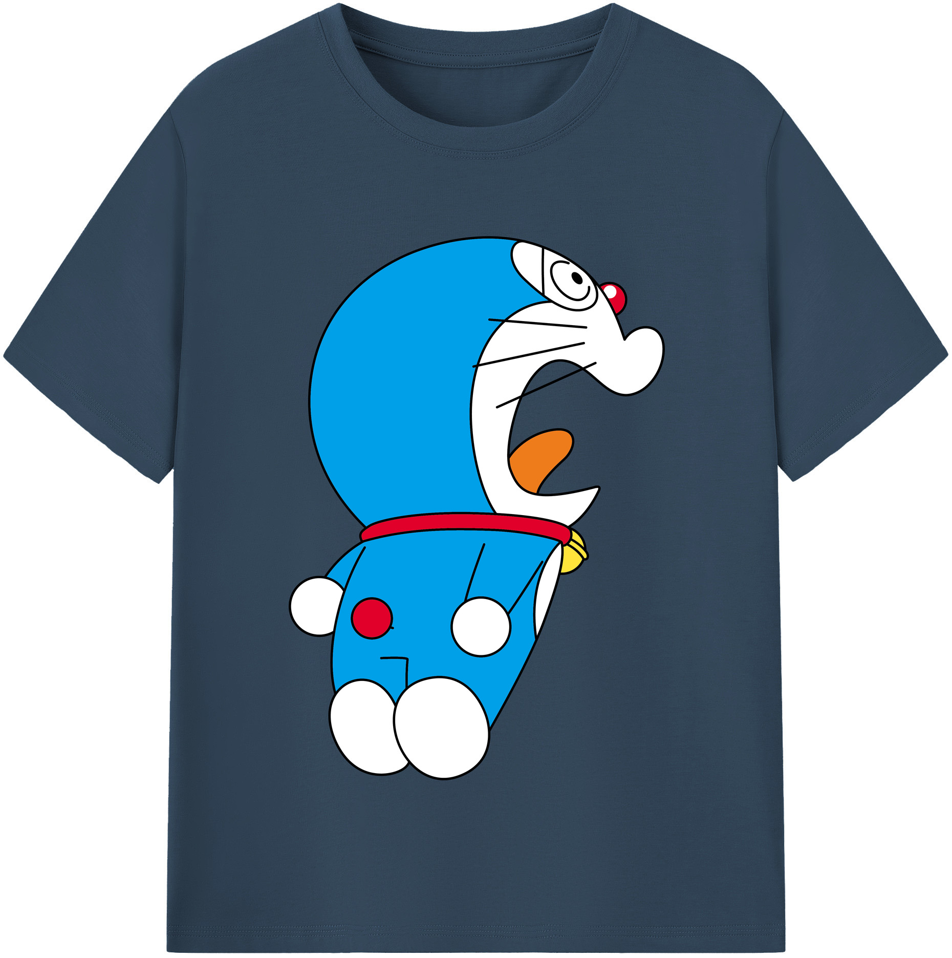 （画像用） ドラえもん Doraemon レディースカジュアルプリントTシャツ（綿100％）