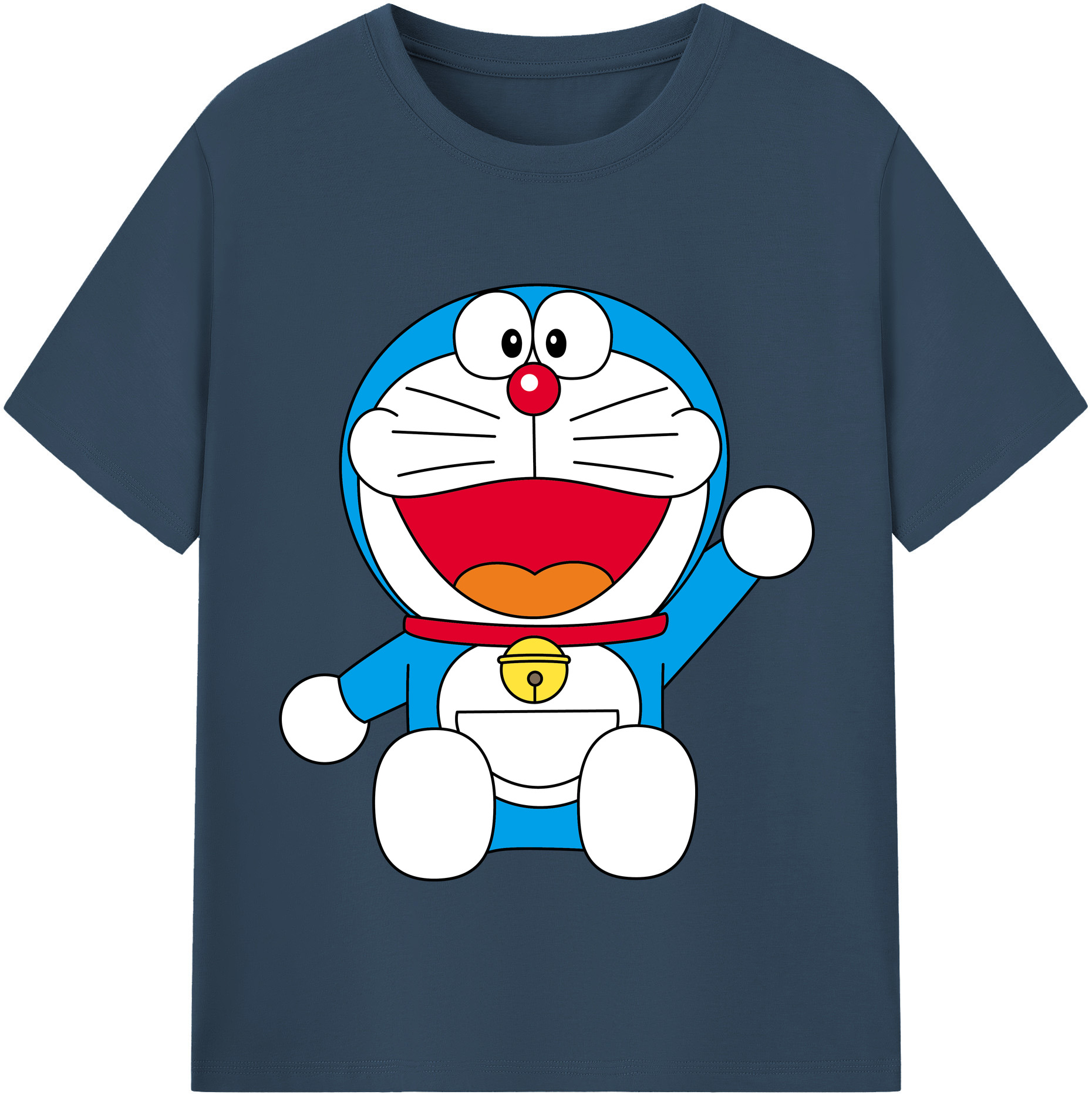 （画像用） ドラえもん Doraemon レディースカジュアルプリントTシャツ（綿100％）