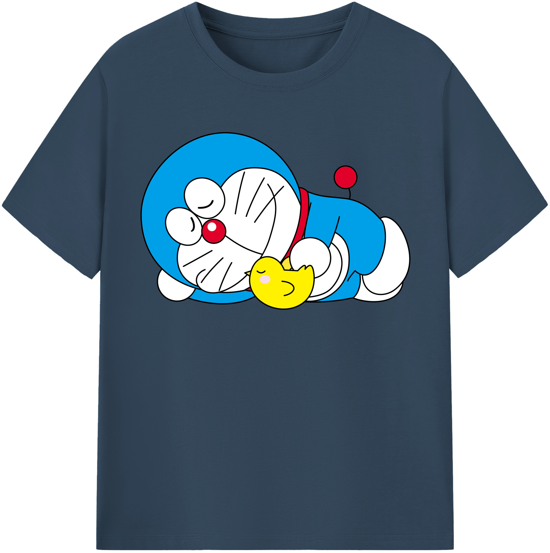 （画像用） ドラえもん Doraemon レディースカジュアルプリントTシャツ（綿100％）