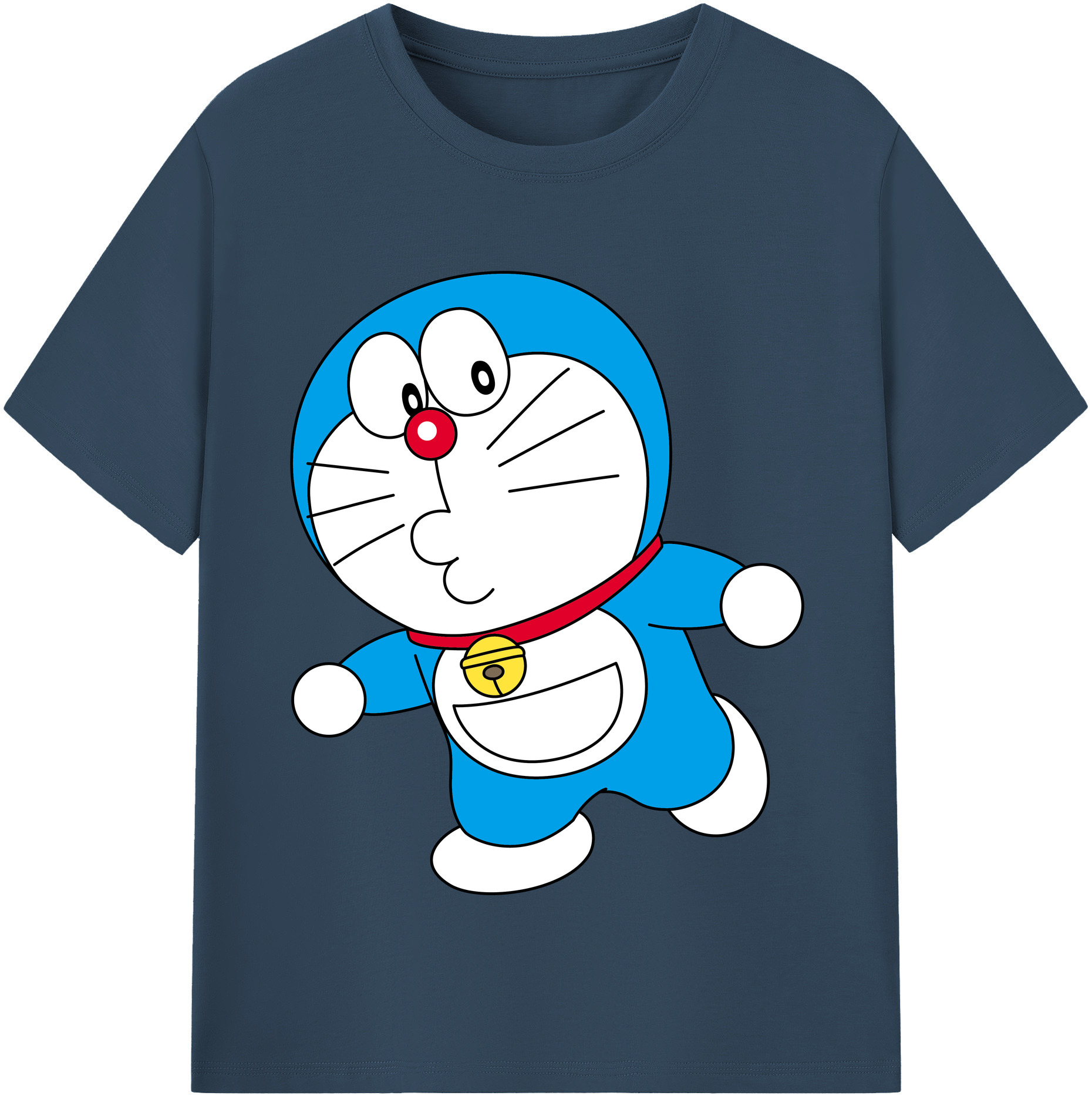 （画像用） ドラえもん Doraemon レディースカジュアルプリントTシャツ（綿100％）