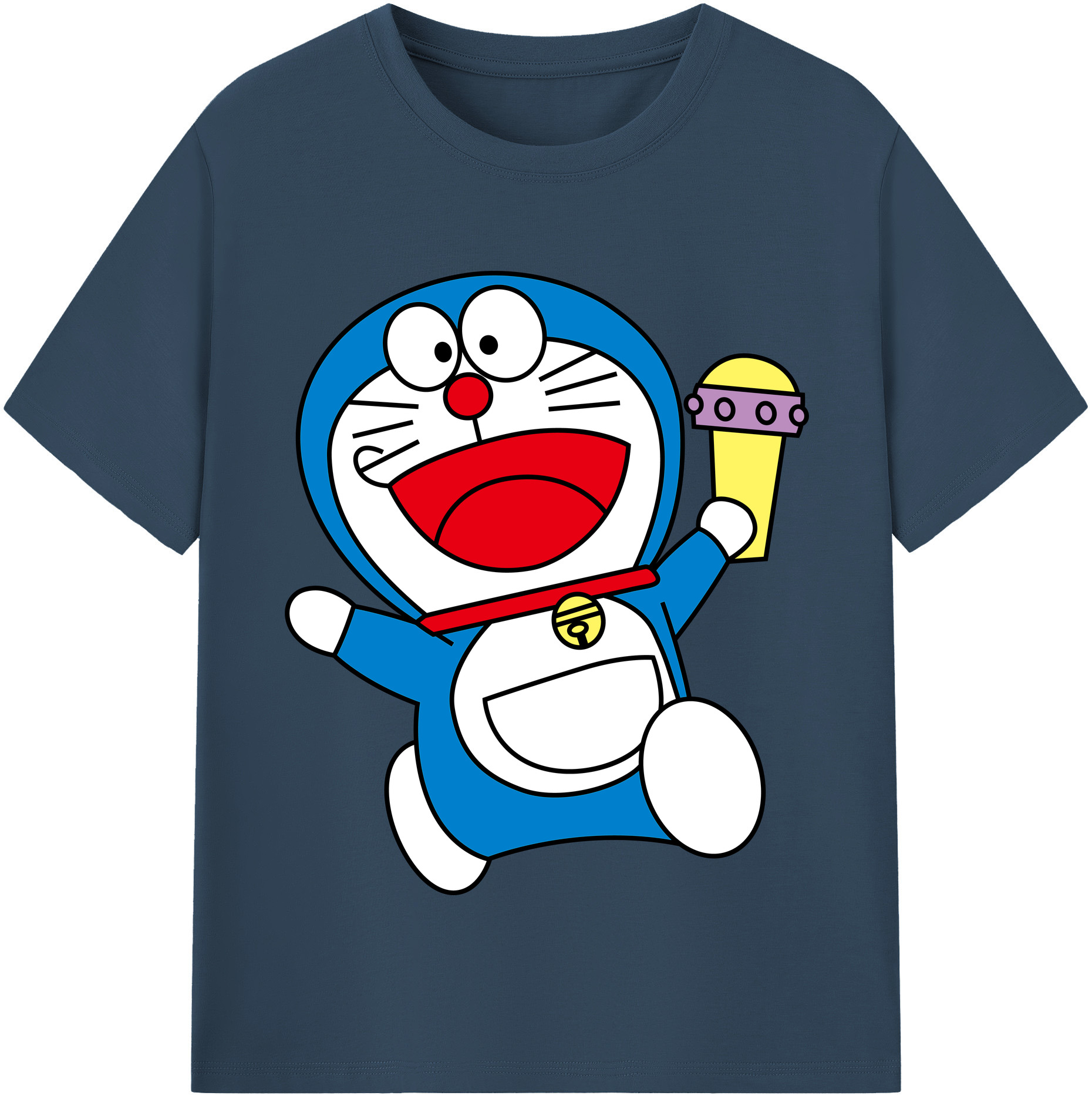 （画像用） ドラえもん Doraemon レディースカジュアルプリントTシャツ（綿100％）