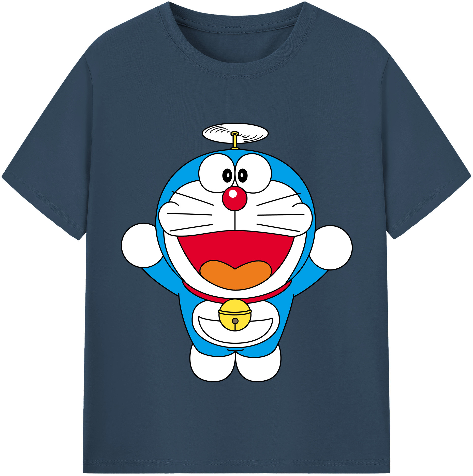 （画像用） ドラえもん Doraemon レディースカジュアルプリントTシャツ（綿100％）