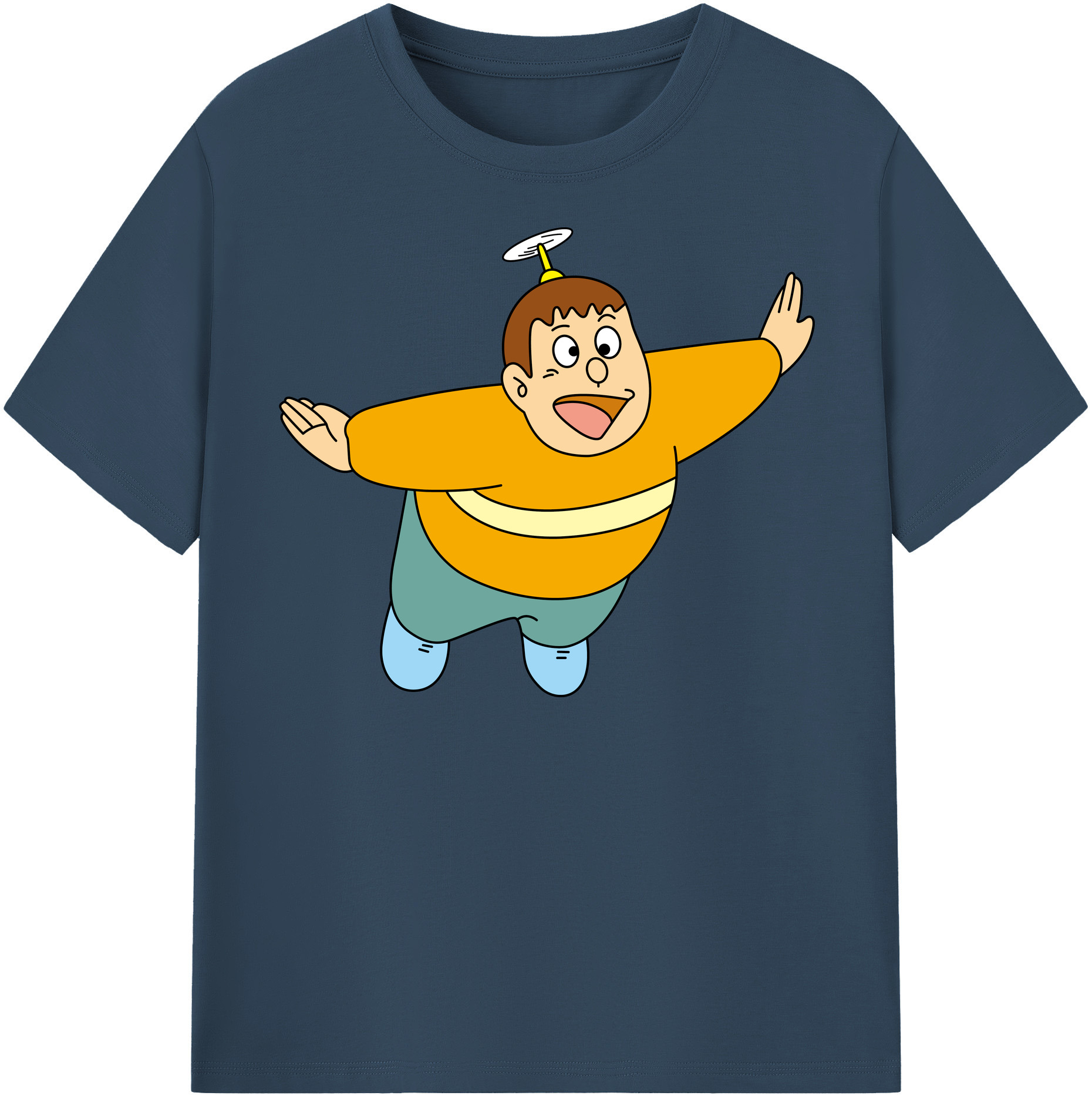 （画像用） ドラえもん 剛田武 Doraemon Gouta Takeshi レディースカジュアルプリントTシャツ（綿100％）
