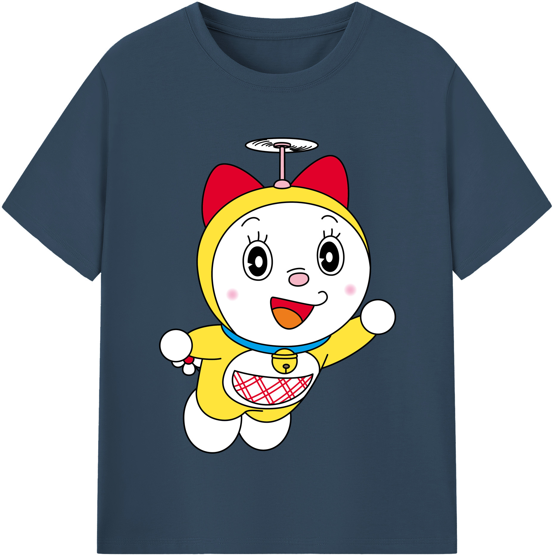 （画像用） ドラえもん ドラミ Doraemon Dorami レディースカジュアルプリントTシャツ（綿100％）