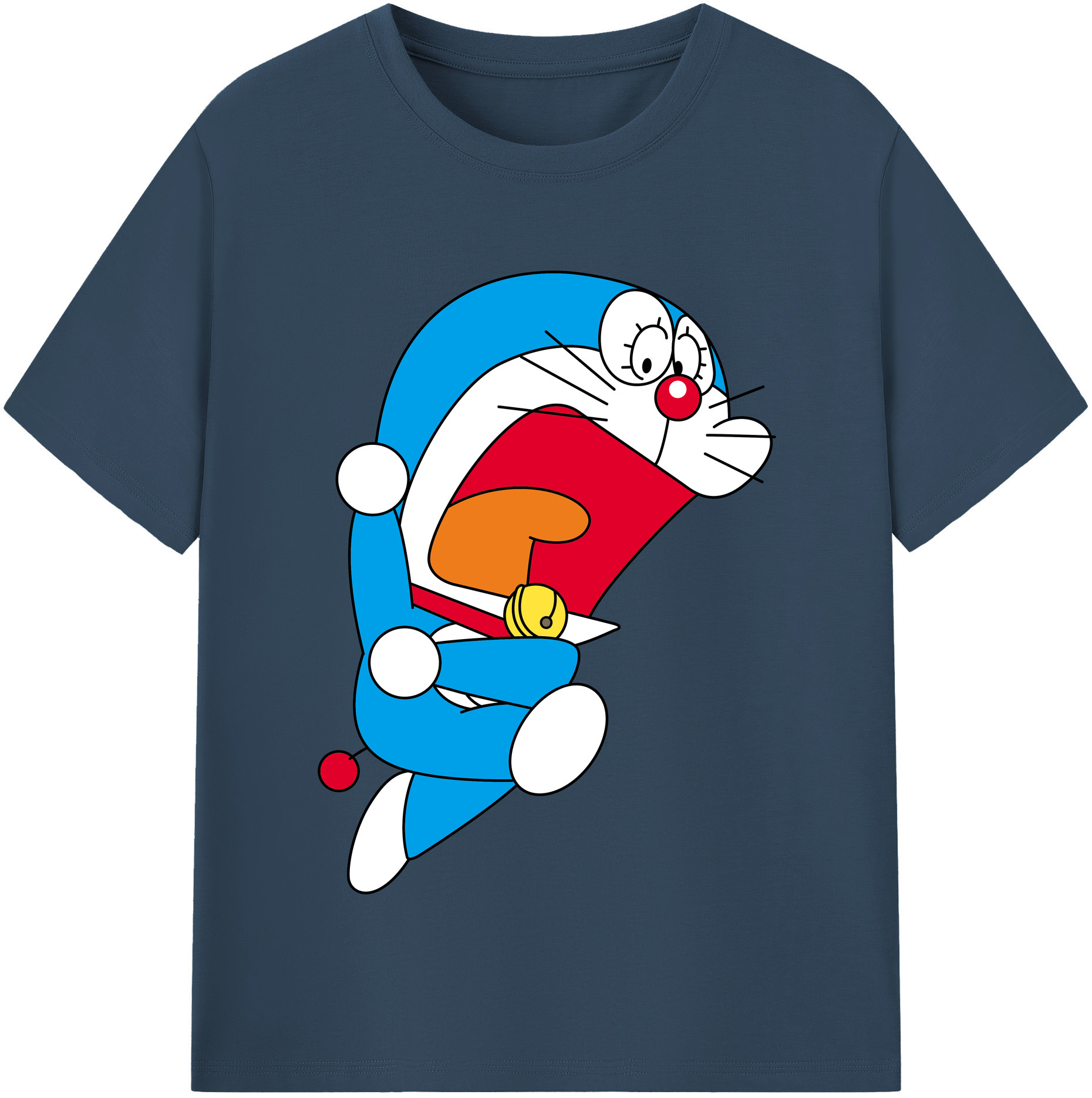 （画像用） ドラえもん Doraemon レディースカジュアルプリントTシャツ（綿100％）