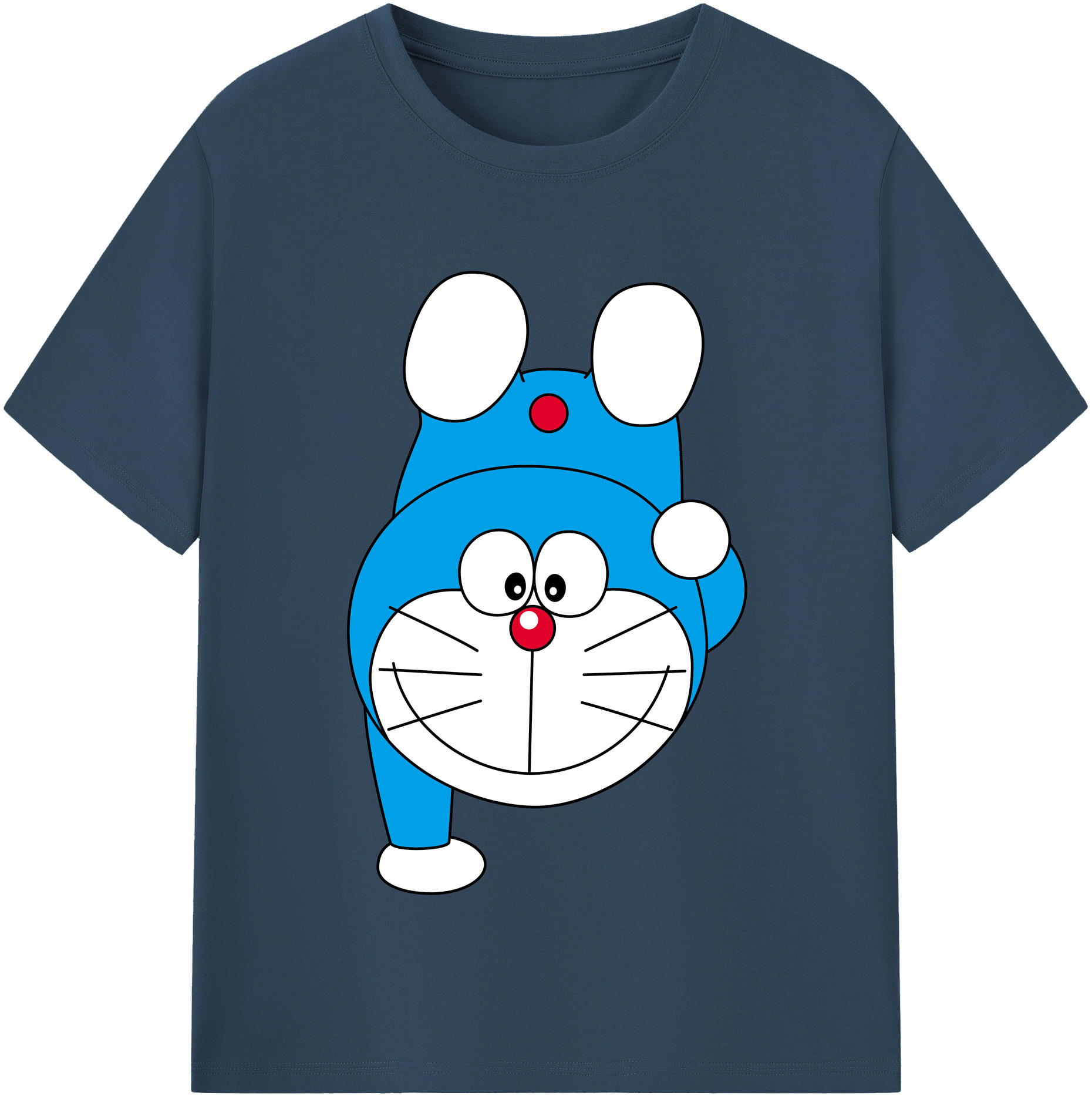 （画像用） ドラえもん Doraemon レディースカジュアルプリントTシャツ（綿100％）