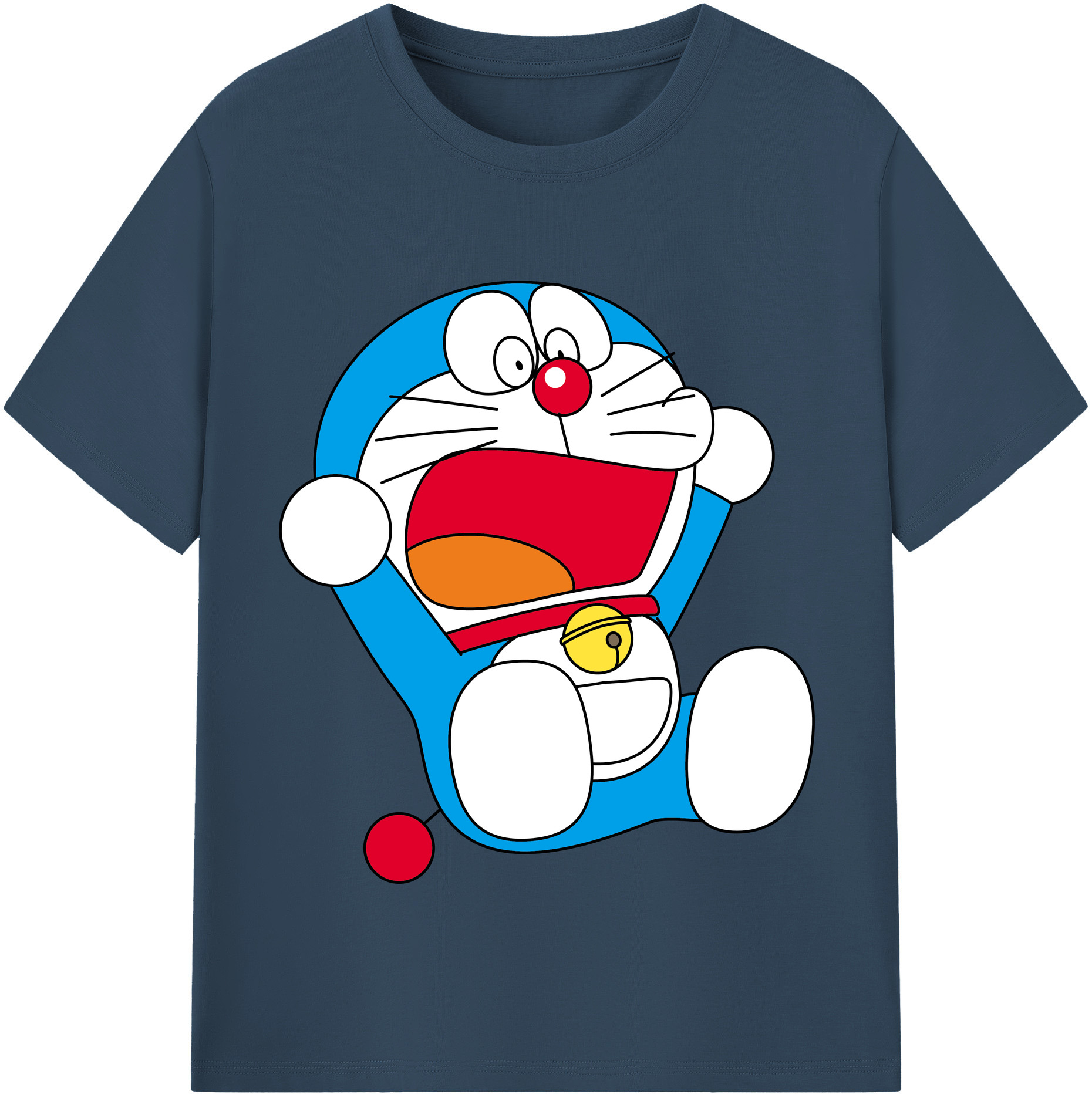 （画像用） ドラえもん Doraemon レディースカジュアルプリントTシャツ（綿100％）