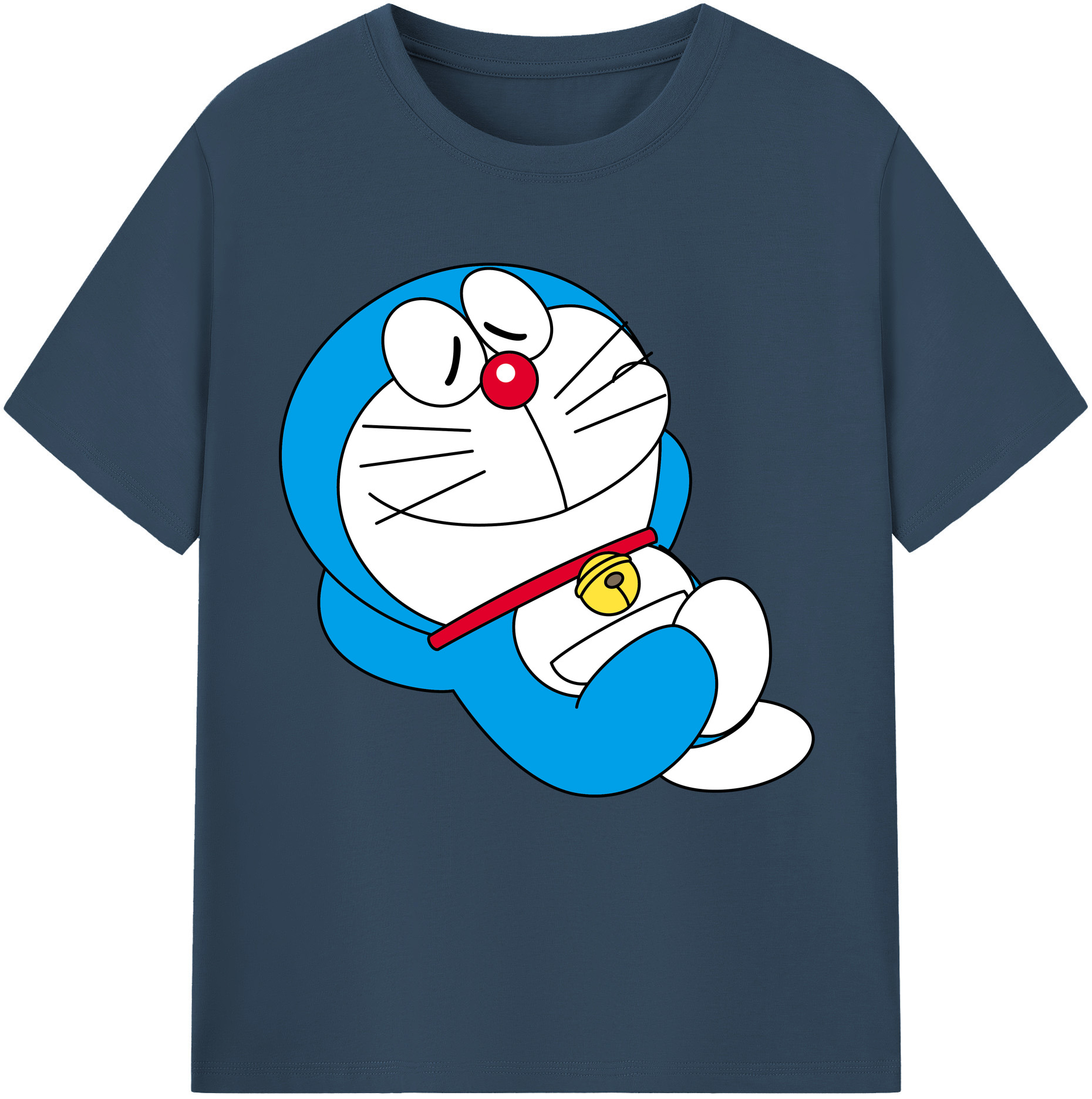 （画像用） ドラえもん Doraemon レディースカジュアルプリントTシャツ（綿100％）