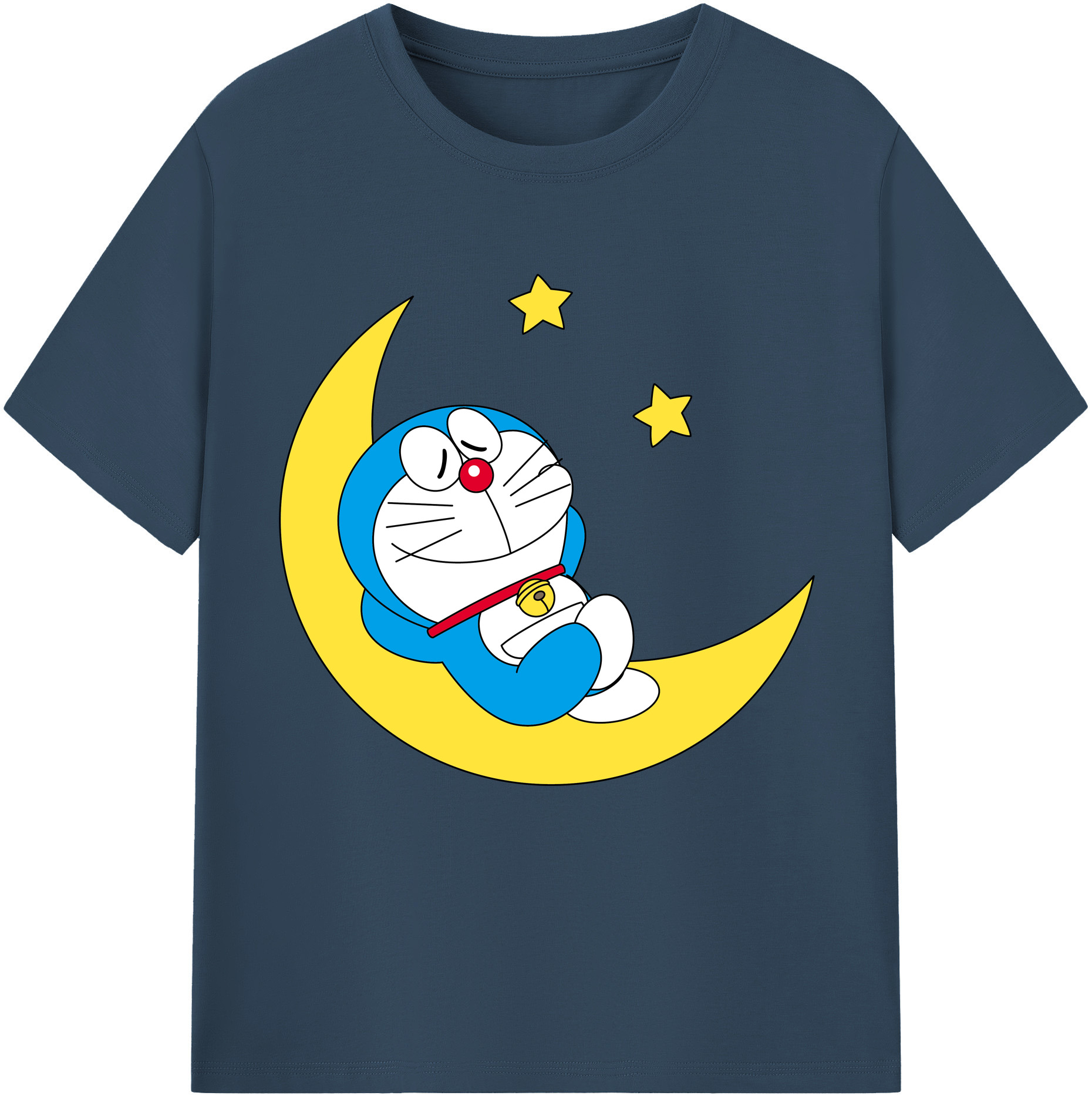 （画像用） ドラえもん Doraemon レディースカジュアルプリントTシャツ（綿100％）