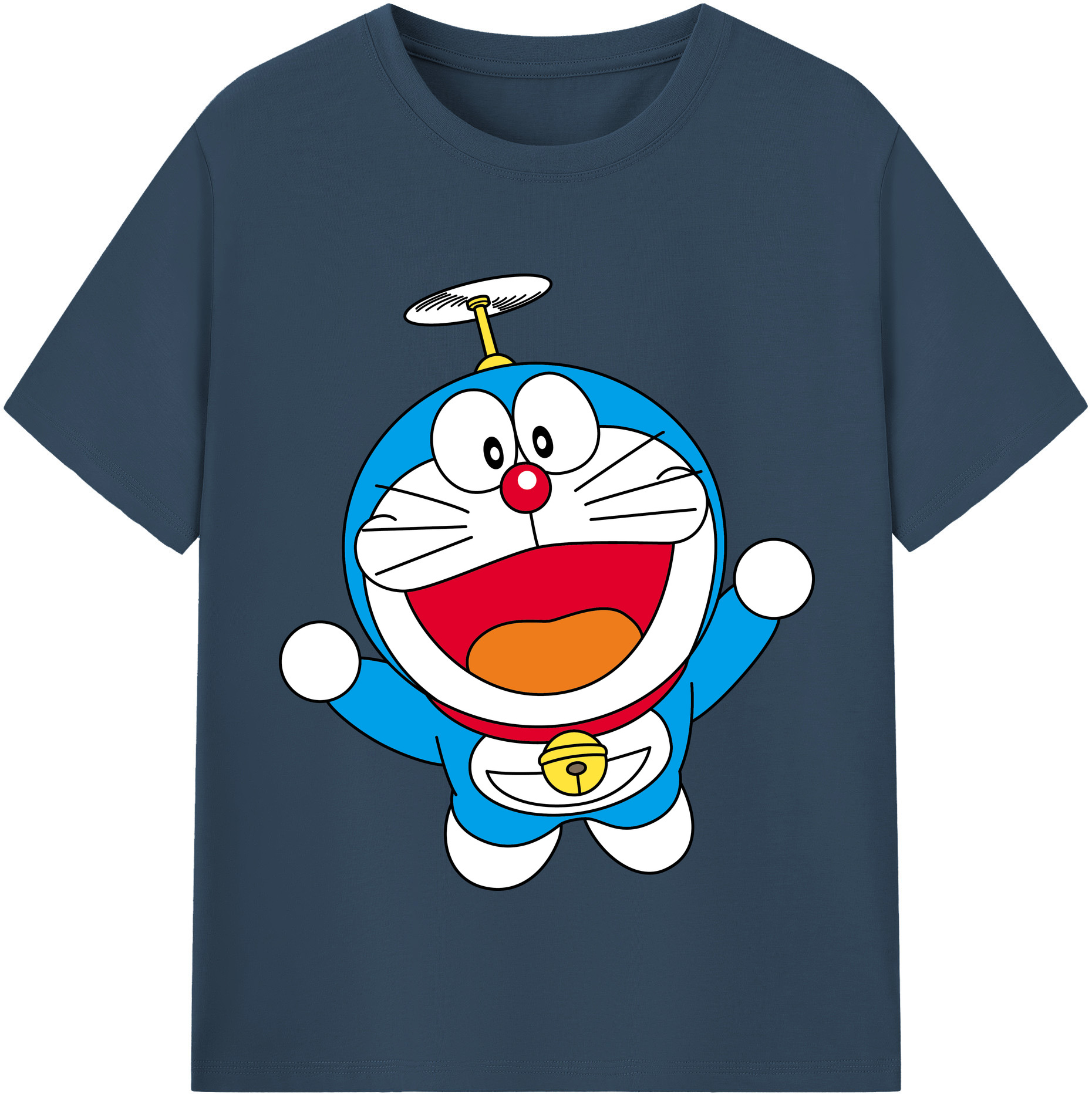 （画像用） ドラえもん Doraemon レディースカジュアルプリントTシャツ（綿100％）