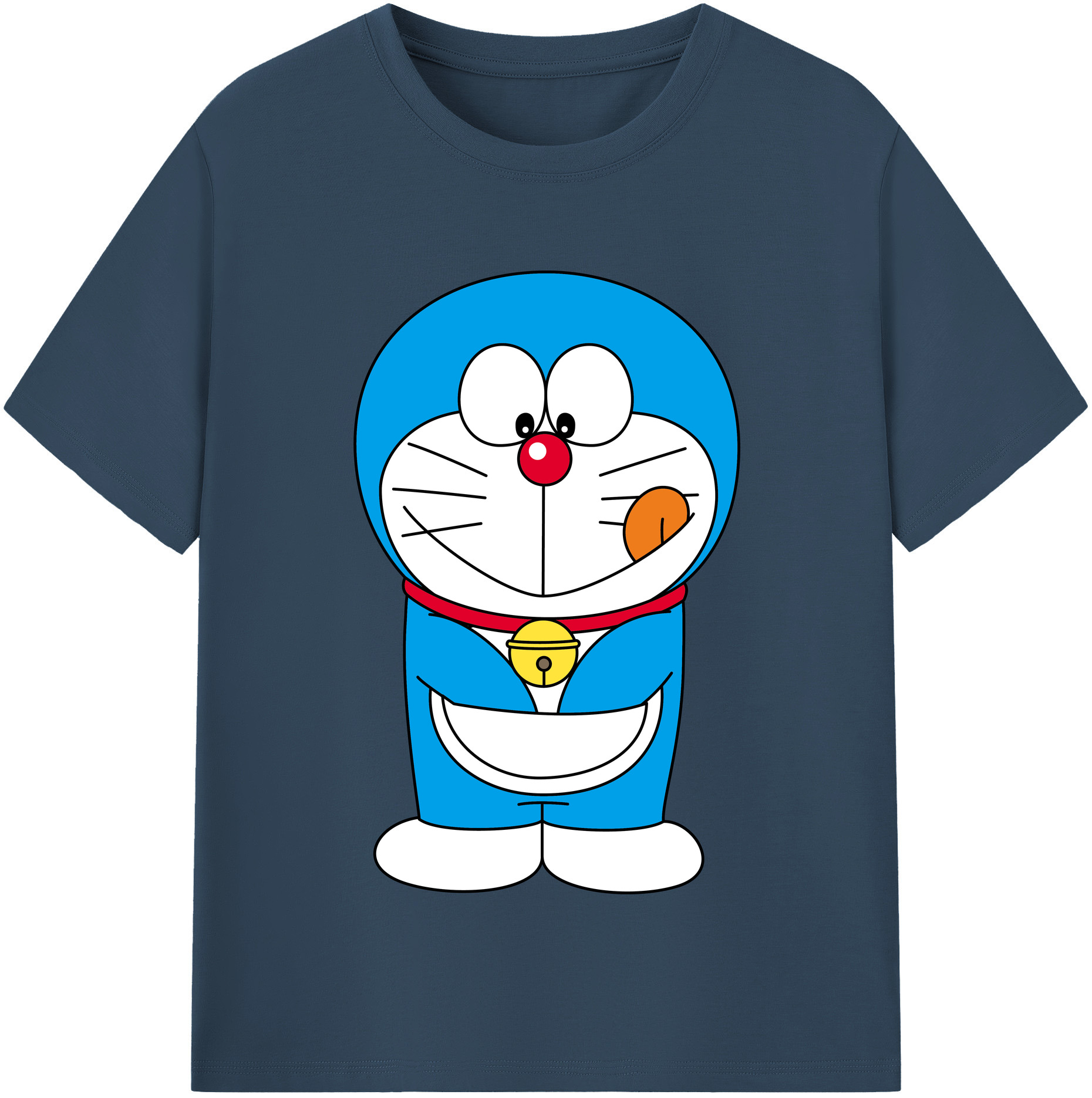 （画像用） ドラえもん Doraemon レディースカジュアルプリントTシャツ（綿100％）