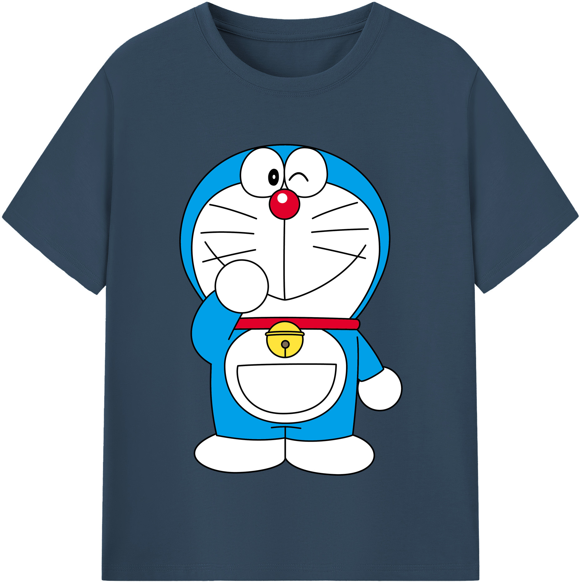 （画像用） ドラえもん Doraemon レディースカジュアルプリントTシャツ（綿100％）