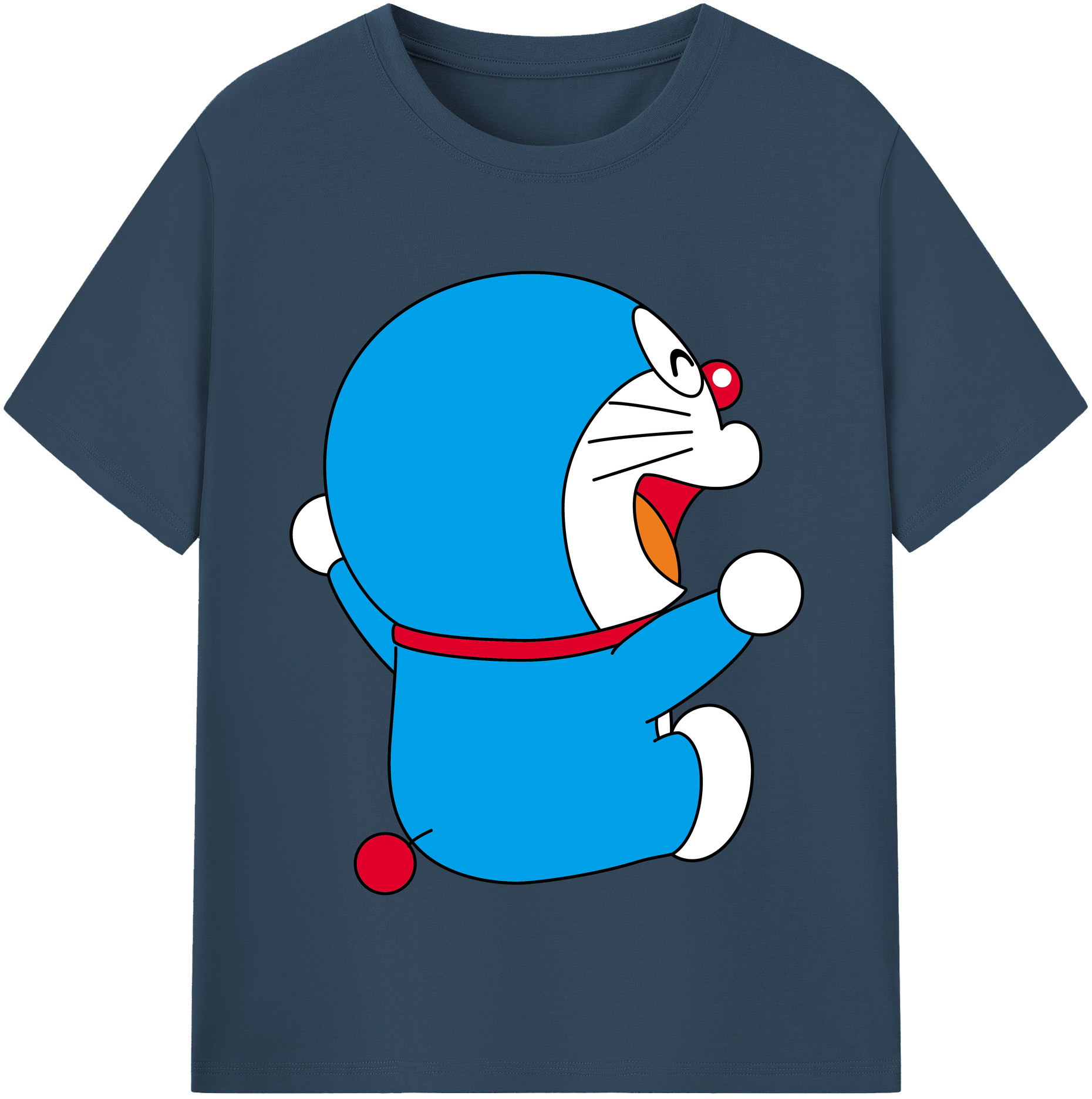 （画像用） ドラえもん Doraemon レディースカジュアルプリントTシャツ（綿100％）
