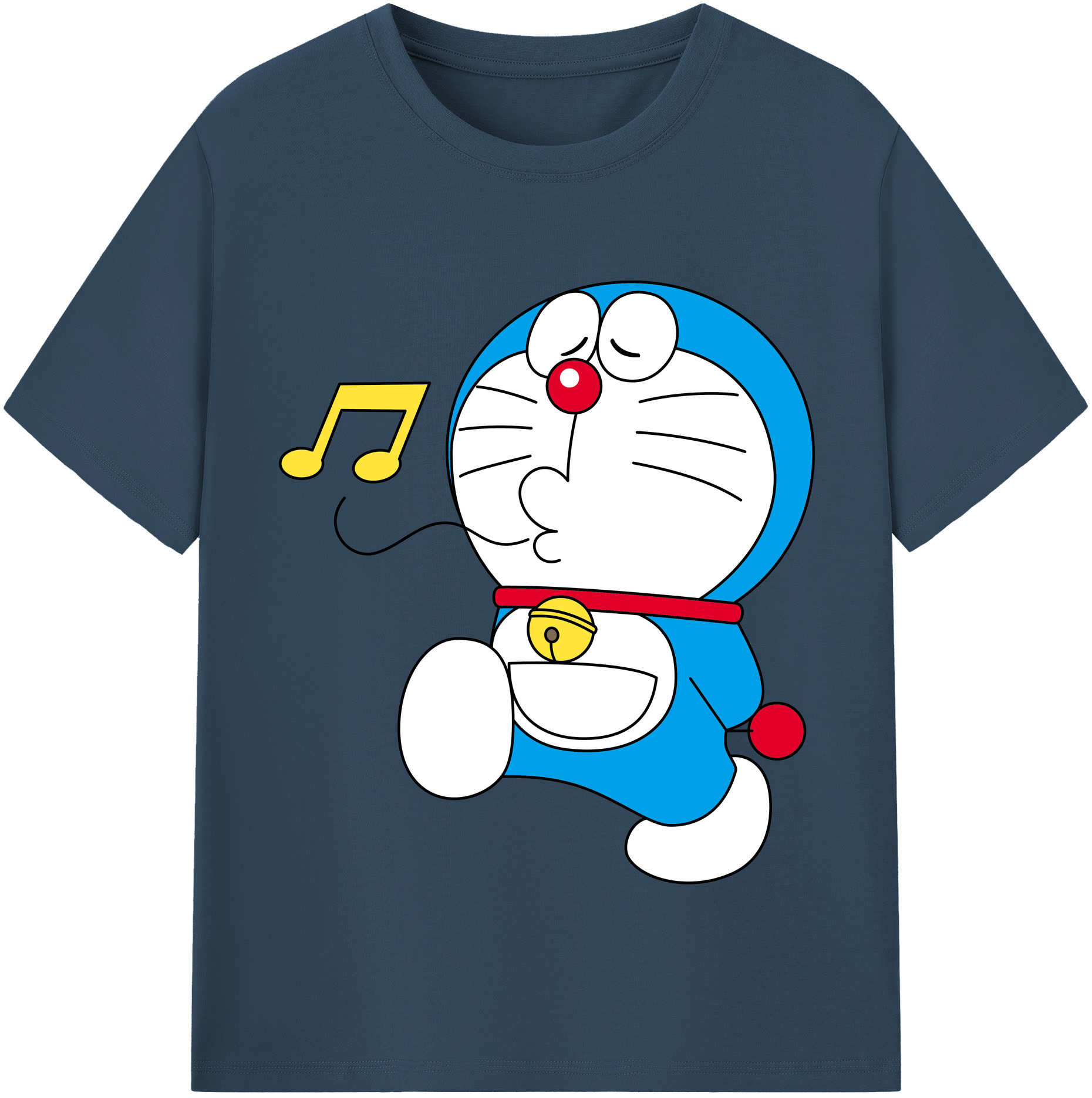（画像用） ドラえもん Doraemon レディースカジュアルプリントTシャツ（綿100％）