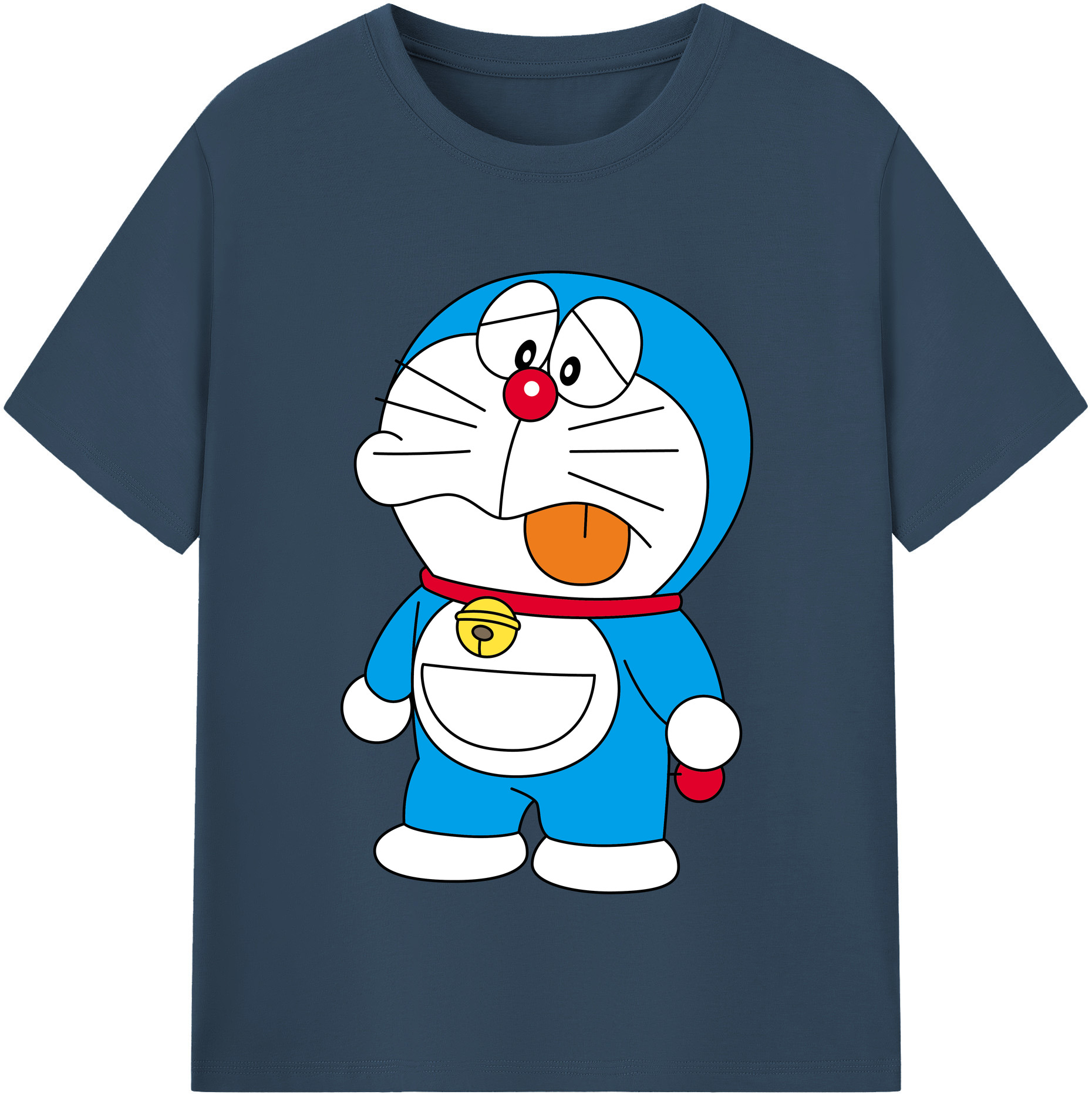 （画像用） ドラえもん Doraemon レディースカジュアルプリントTシャツ（綿100％）