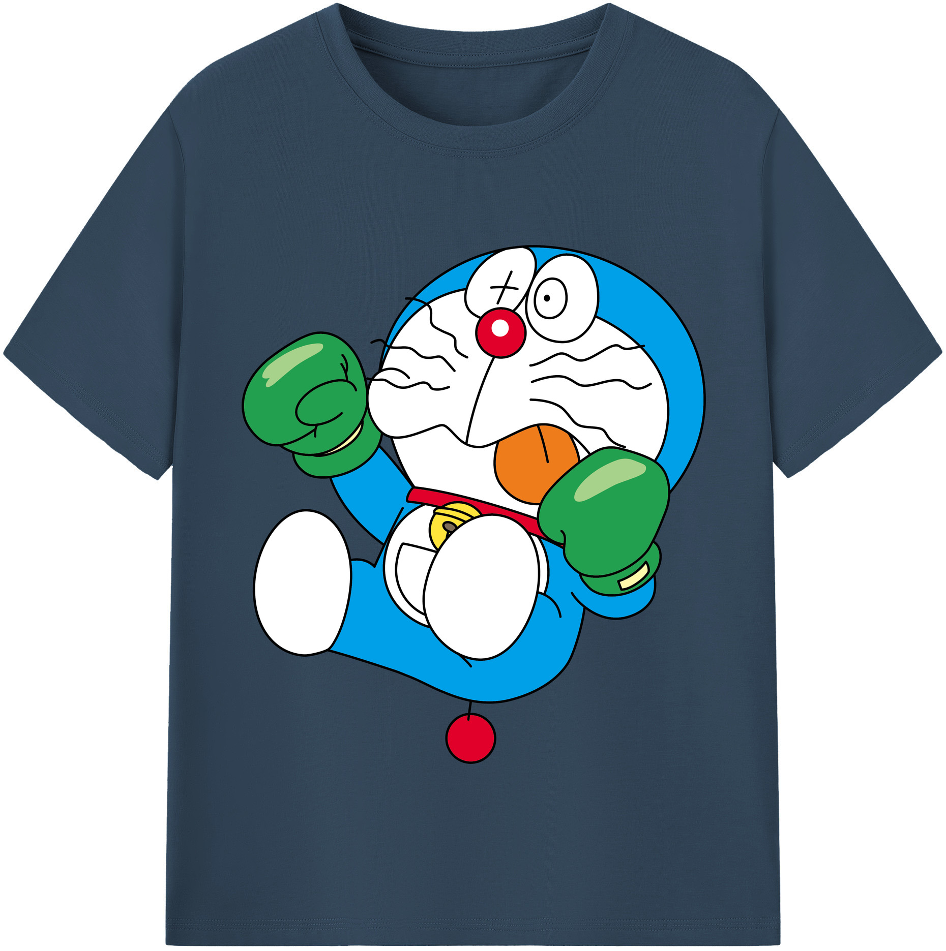 （画像用） ドラえもん Doraemon レディースカジュアルプリントTシャツ（綿100％）