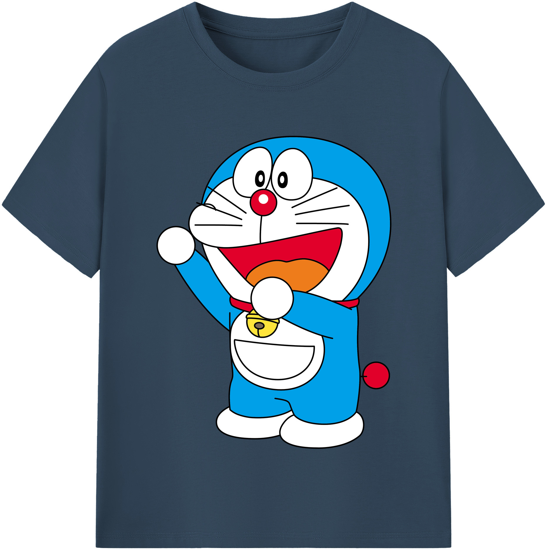 （画像用） ドラえもん Doraemon レディースカジュアルプリントTシャツ（綿100％）
