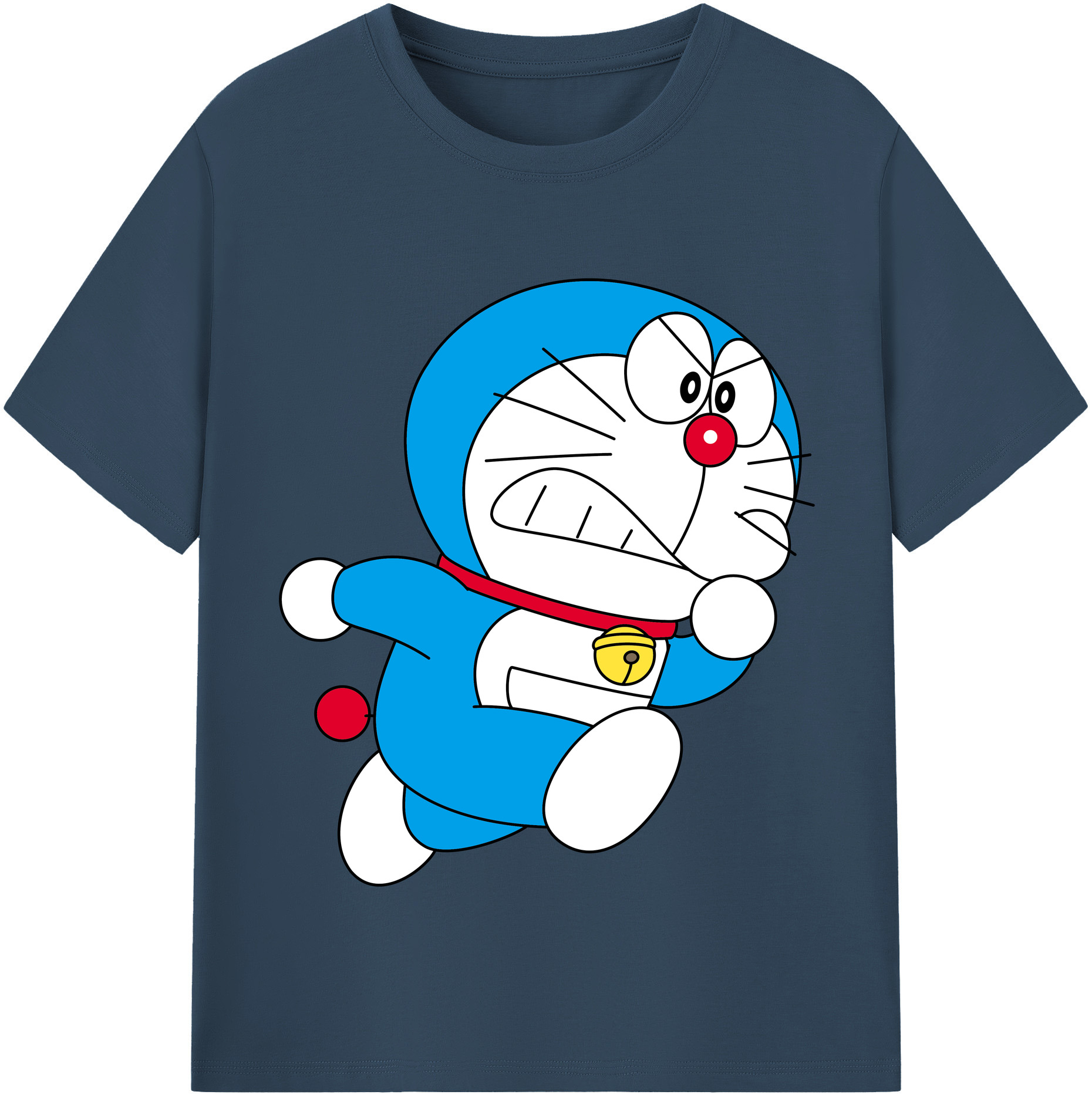 （画像用） ドラえもん Doraemon レディースカジュアルプリントTシャツ（綿100％）