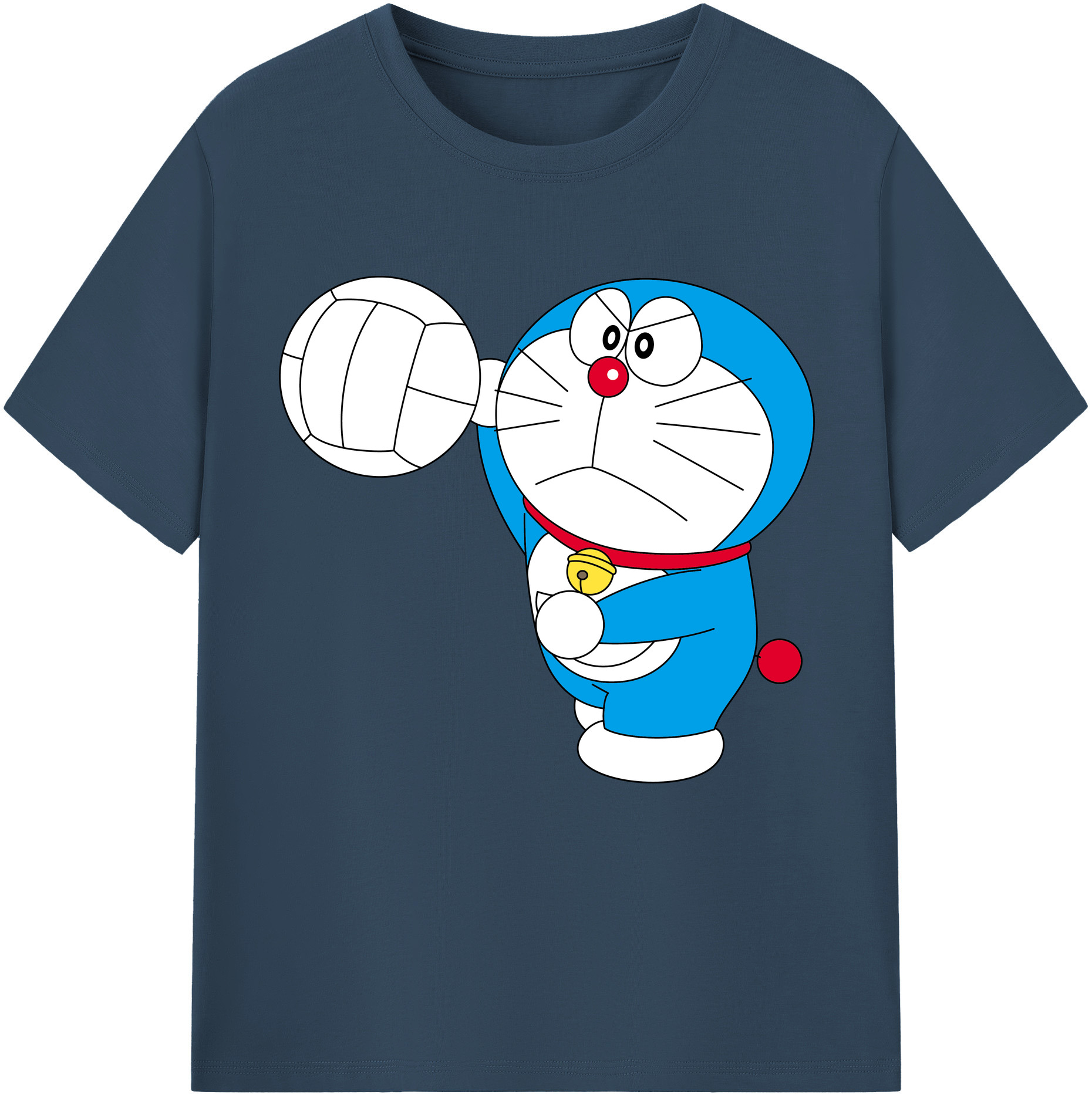 （画像用） ドラえもん Doraemon レディースカジュアルプリントTシャツ（綿100％）