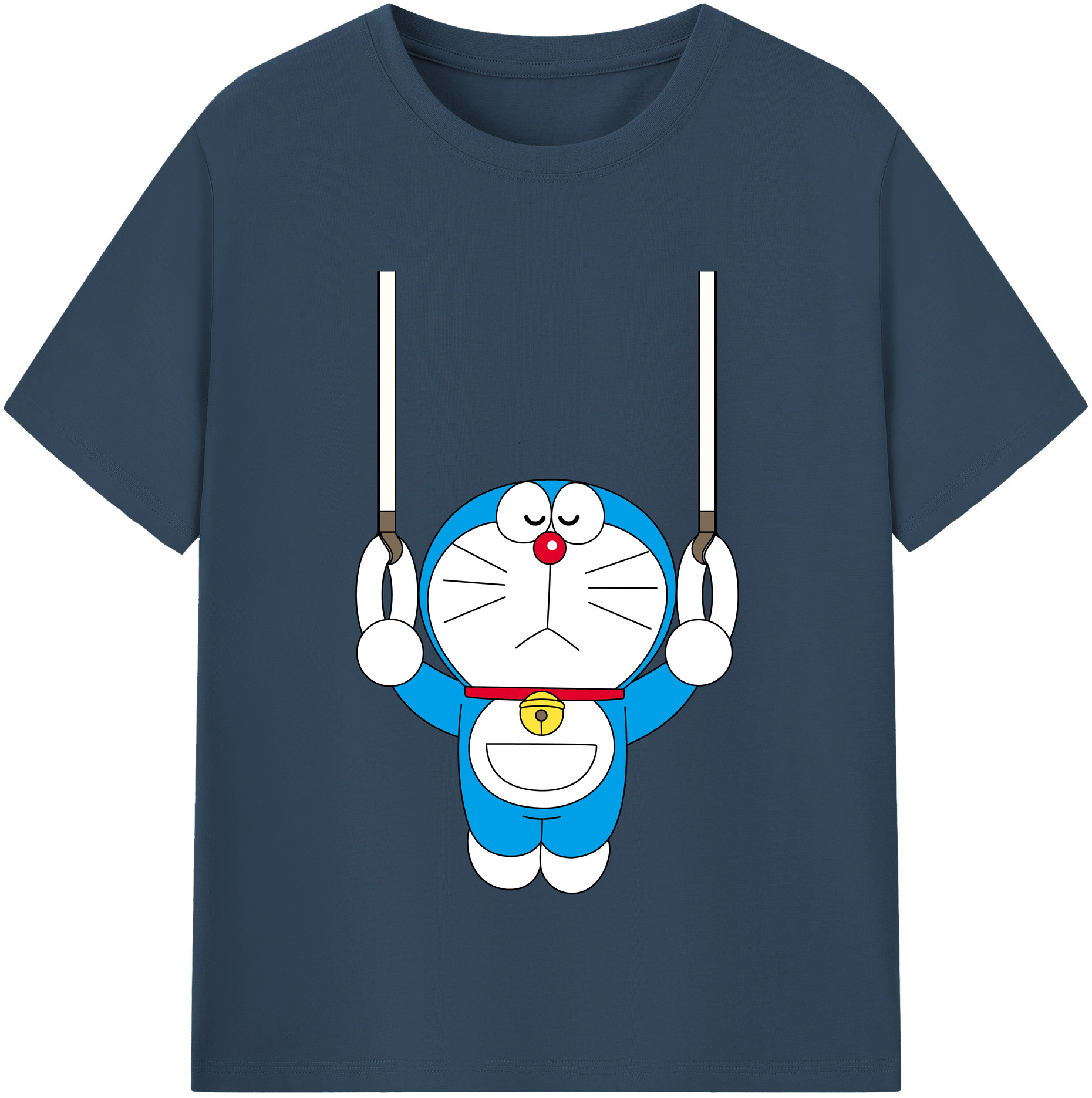（画像用） ドラえもん Doraemon レディースカジュアルプリントTシャツ（綿100％）