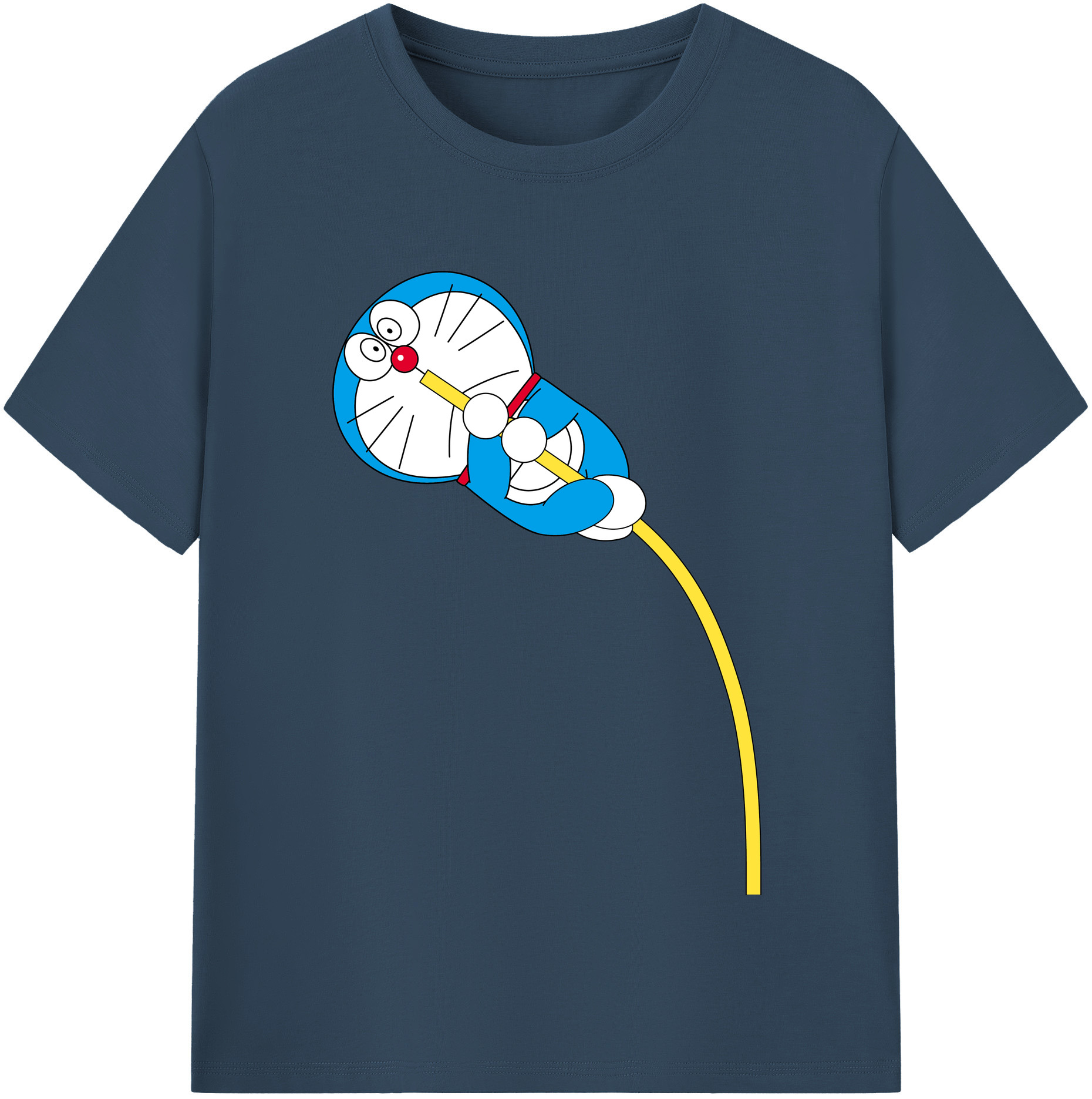 （画像用） ドラえもん Doraemon レディースカジュアルプリントTシャツ（綿100％）