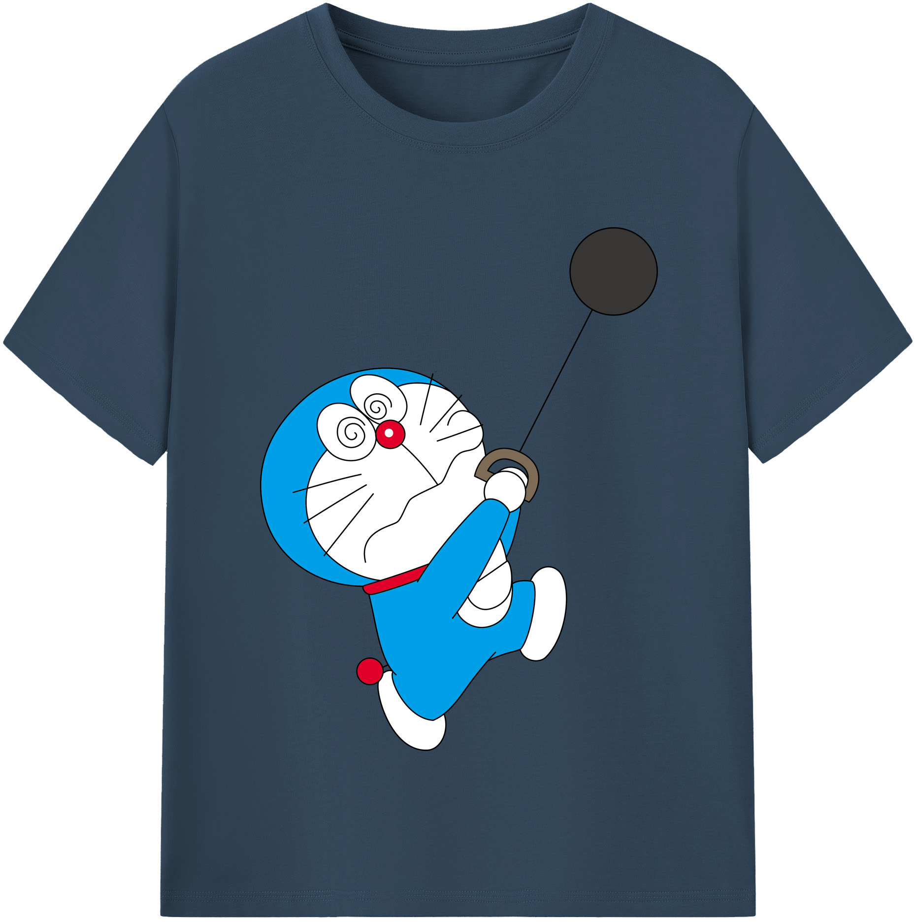（画像用） ドラえもん Doraemon レディースカジュアルプリントTシャツ（綿100％）