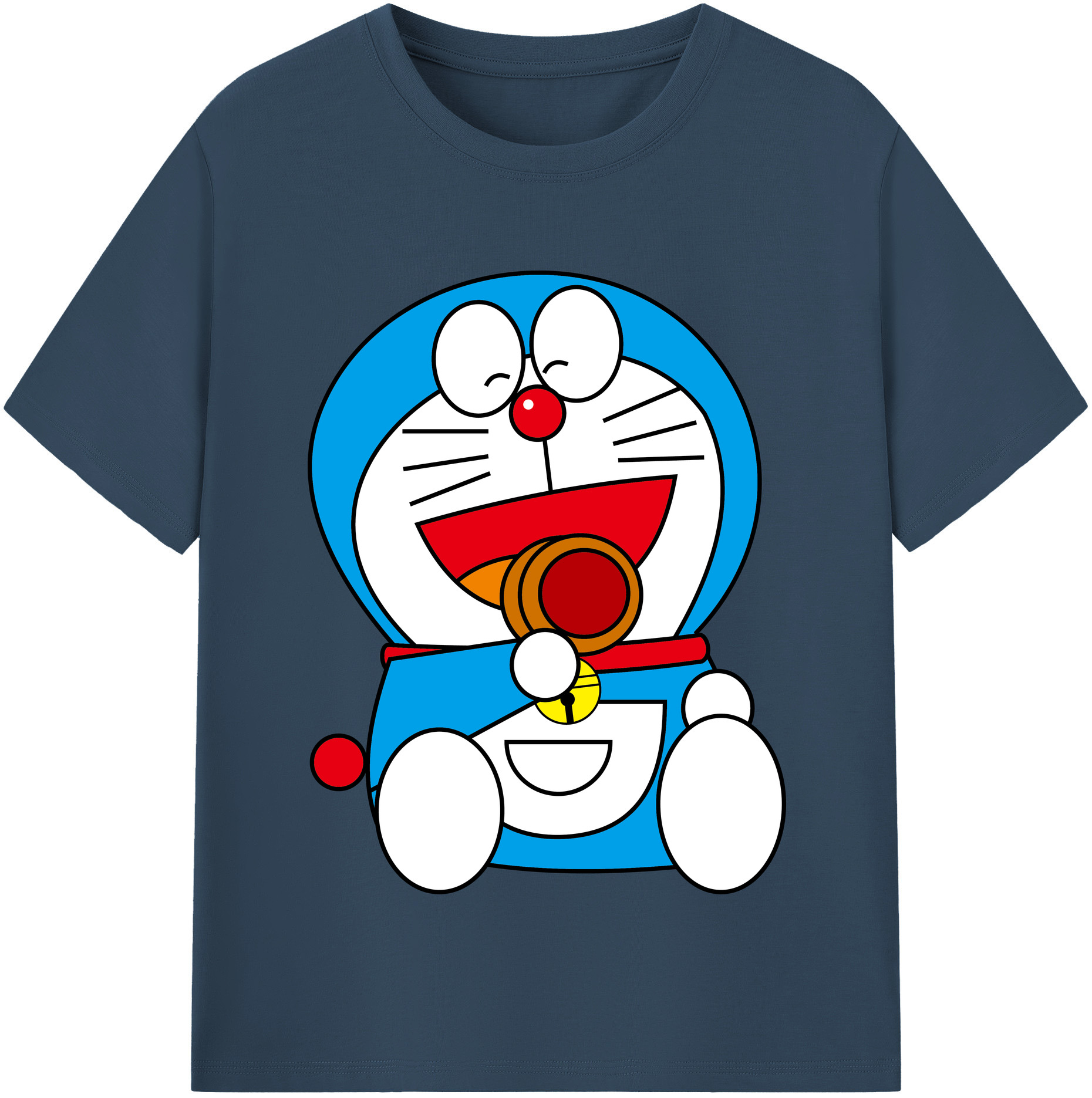 （画像用） ドラえもん Doraemon レディースカジュアルプリントTシャツ（綿100％）