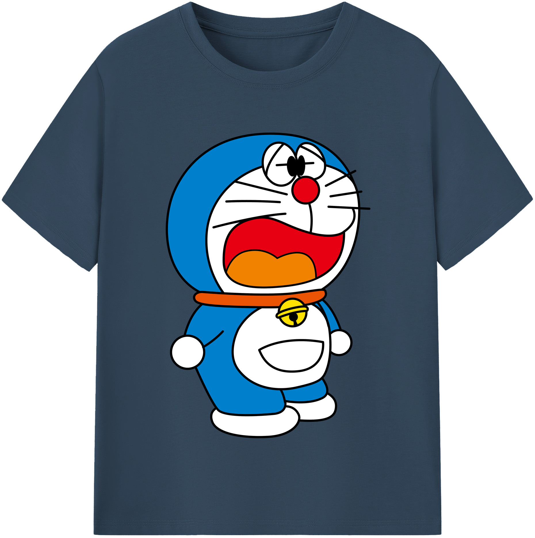 （画像用） ドラえもん Doraemon レディースカジュアルプリントTシャツ（綿100％）
