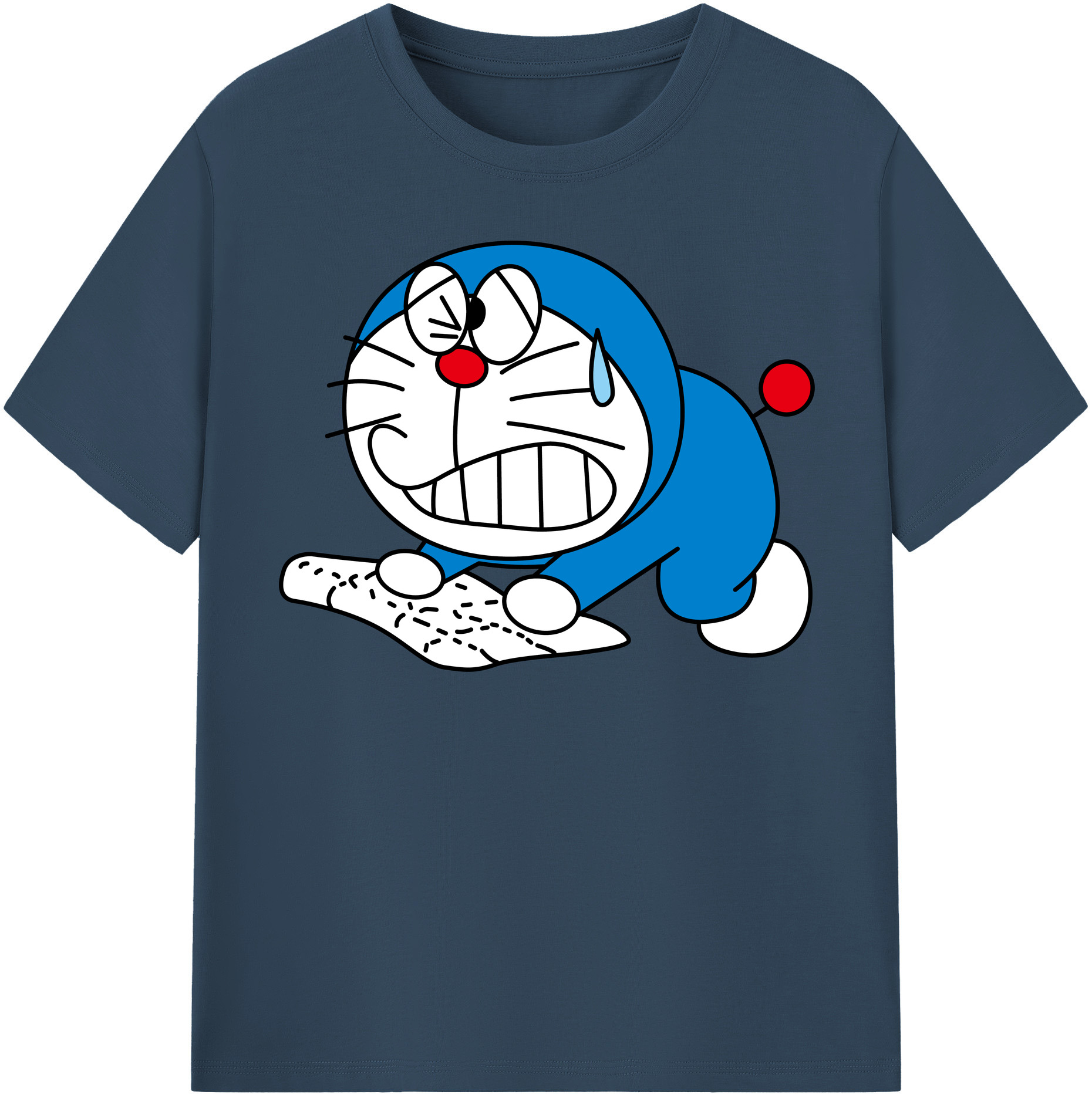 （画像用） ドラえもん Doraemon レディースカジュアルプリントTシャツ（綿100％）