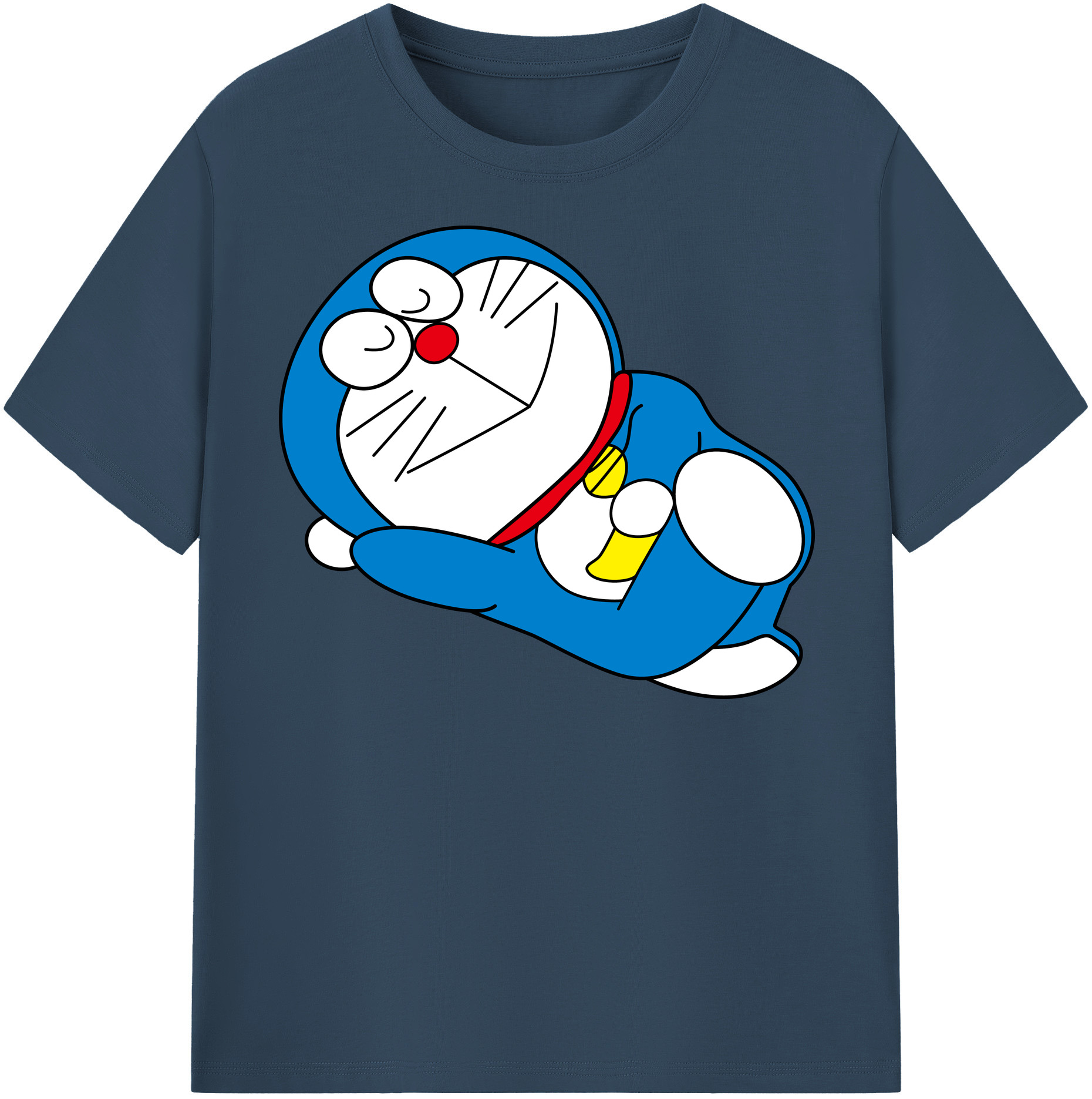 （画像用） ドラえもん Doraemon レディースカジュアルプリントTシャツ（綿100％）