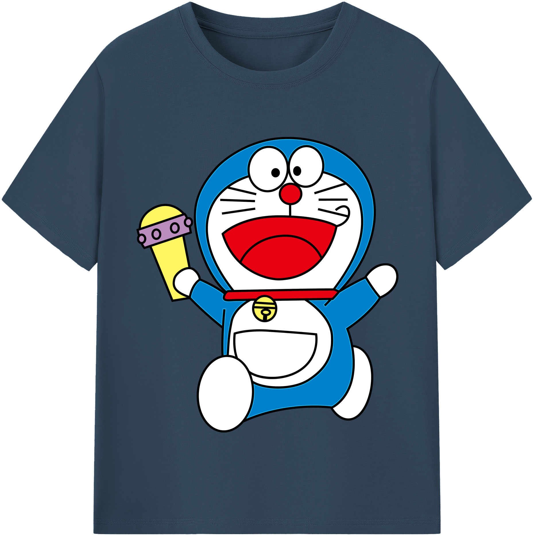 （画像用） ドラえもん Doraemon レディースカジュアルプリントTシャツ（綿100％）
