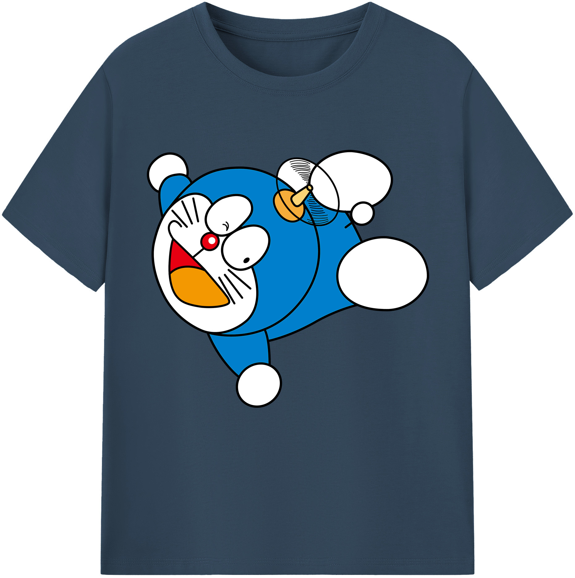 （画像用） ドラえもん Doraemon レディースカジュアルプリントTシャツ（綿100％）
