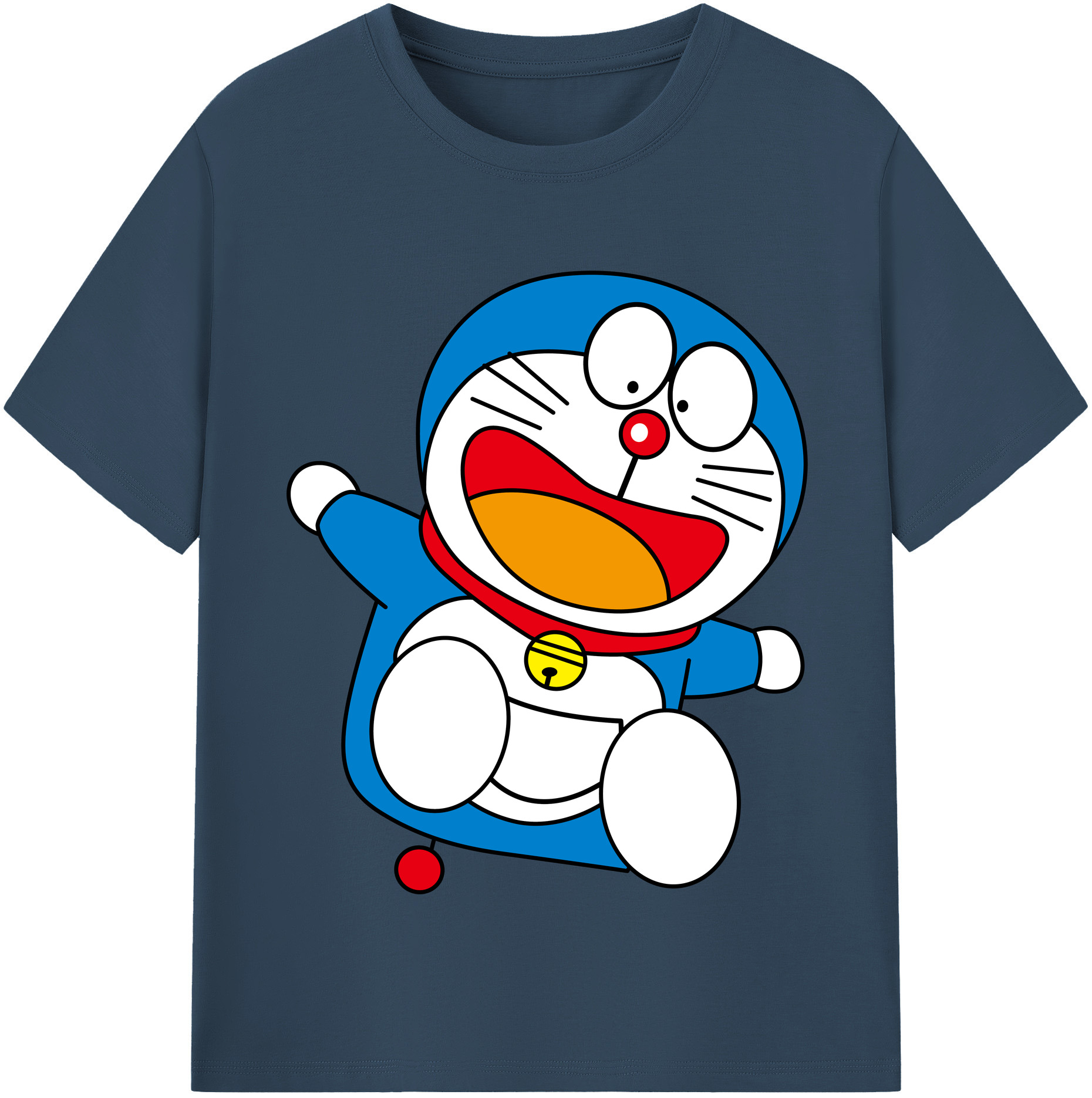 （画像用） ドラえもん Doraemon レディースカジュアルプリントTシャツ（綿100％）