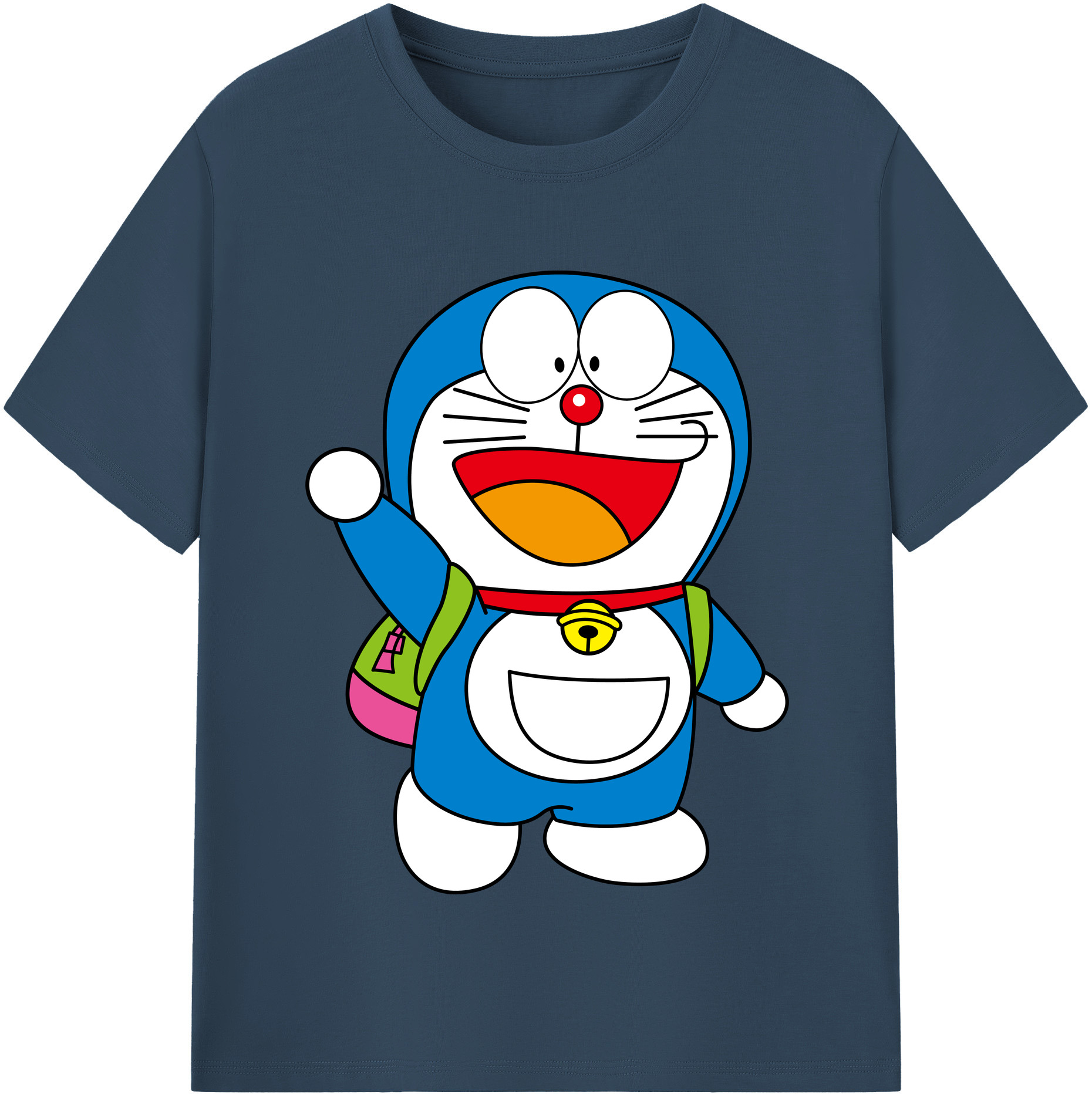 （画像用） ドラえもん Doraemon レディースカジュアルプリントTシャツ（綿100％）