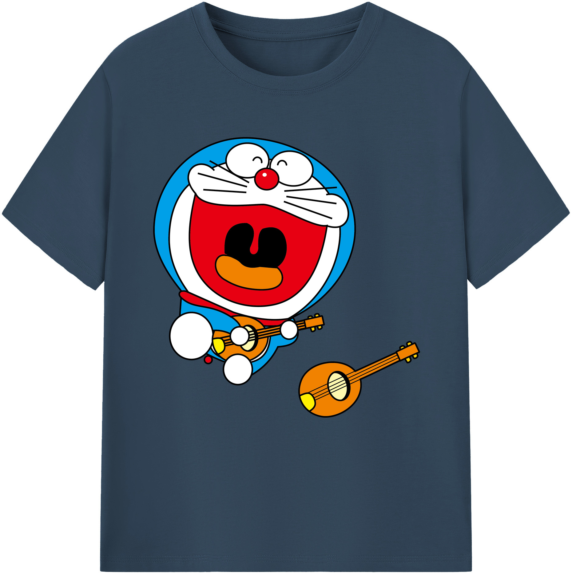 （画像用） ドラえもん Doraemon レディースカジュアルプリントTシャツ（綿100％）