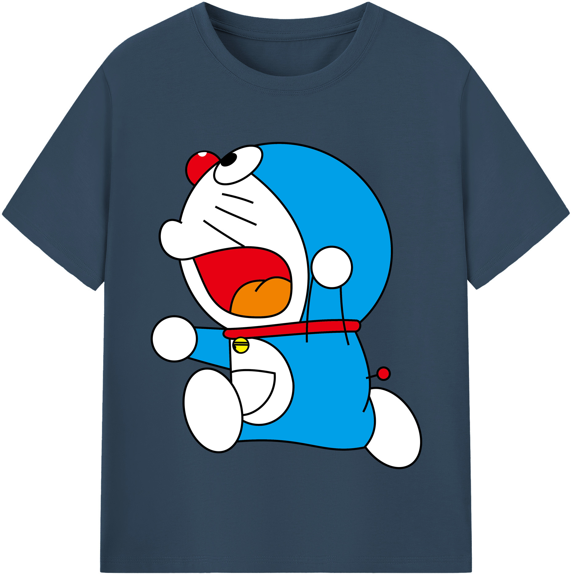 （画像用） ドラえもん Doraemon レディースカジュアルプリントTシャツ（綿100％）