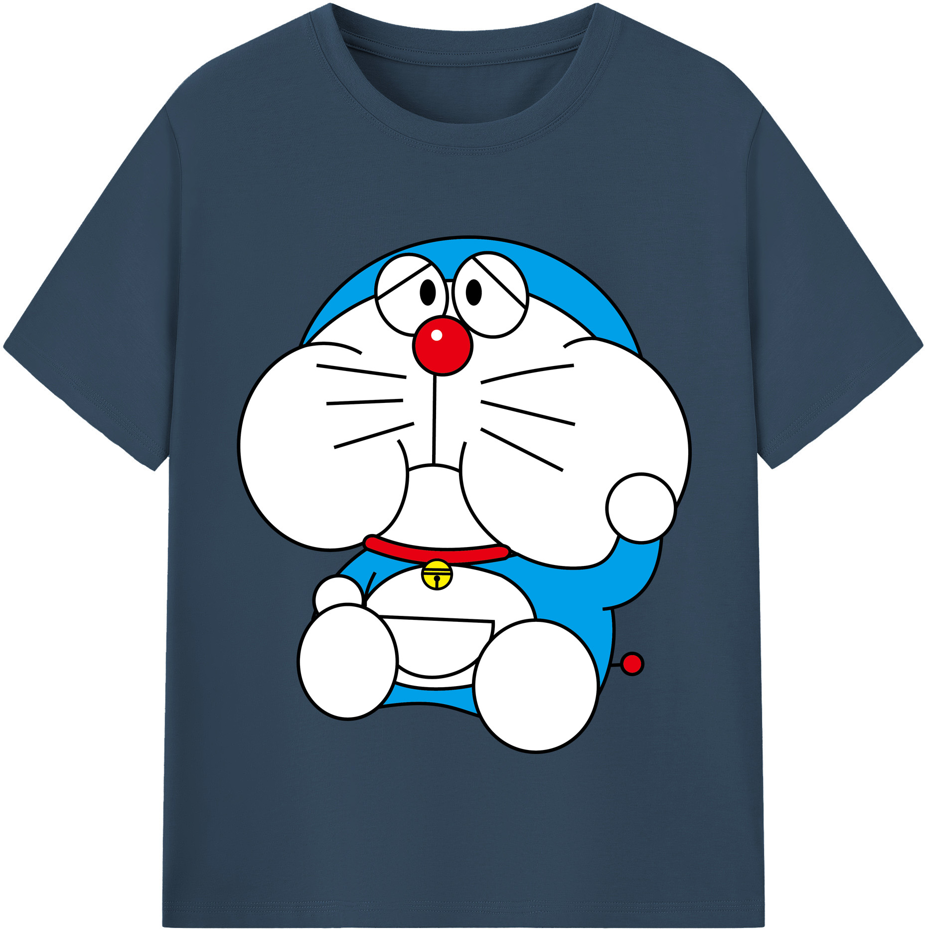 （画像用） ドラえもん Doraemon レディースカジュアルプリントTシャツ（綿100％）
